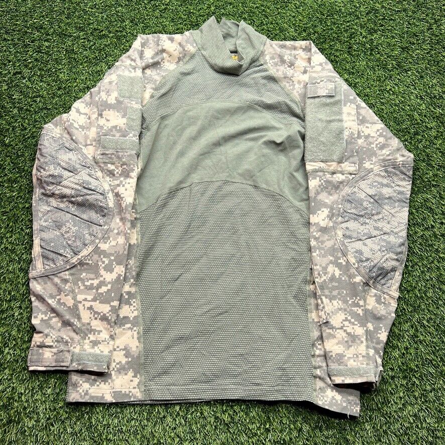 USGI ACU Massif Digital Combat Shirt Medium M Camo Army ACS Flame Resistant