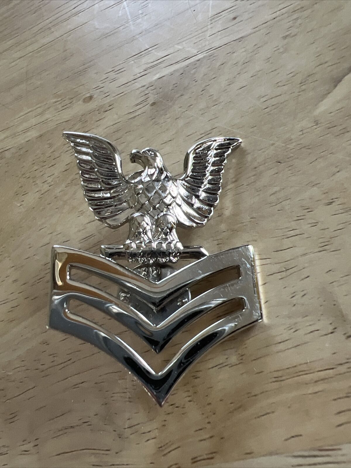 Official U S Navy First Class Petty Officer Cap Badge