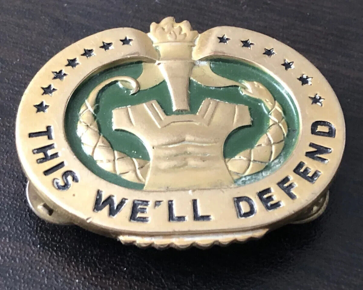 Military Issued Army Drill Sergeant ID Badge Pin-NEW