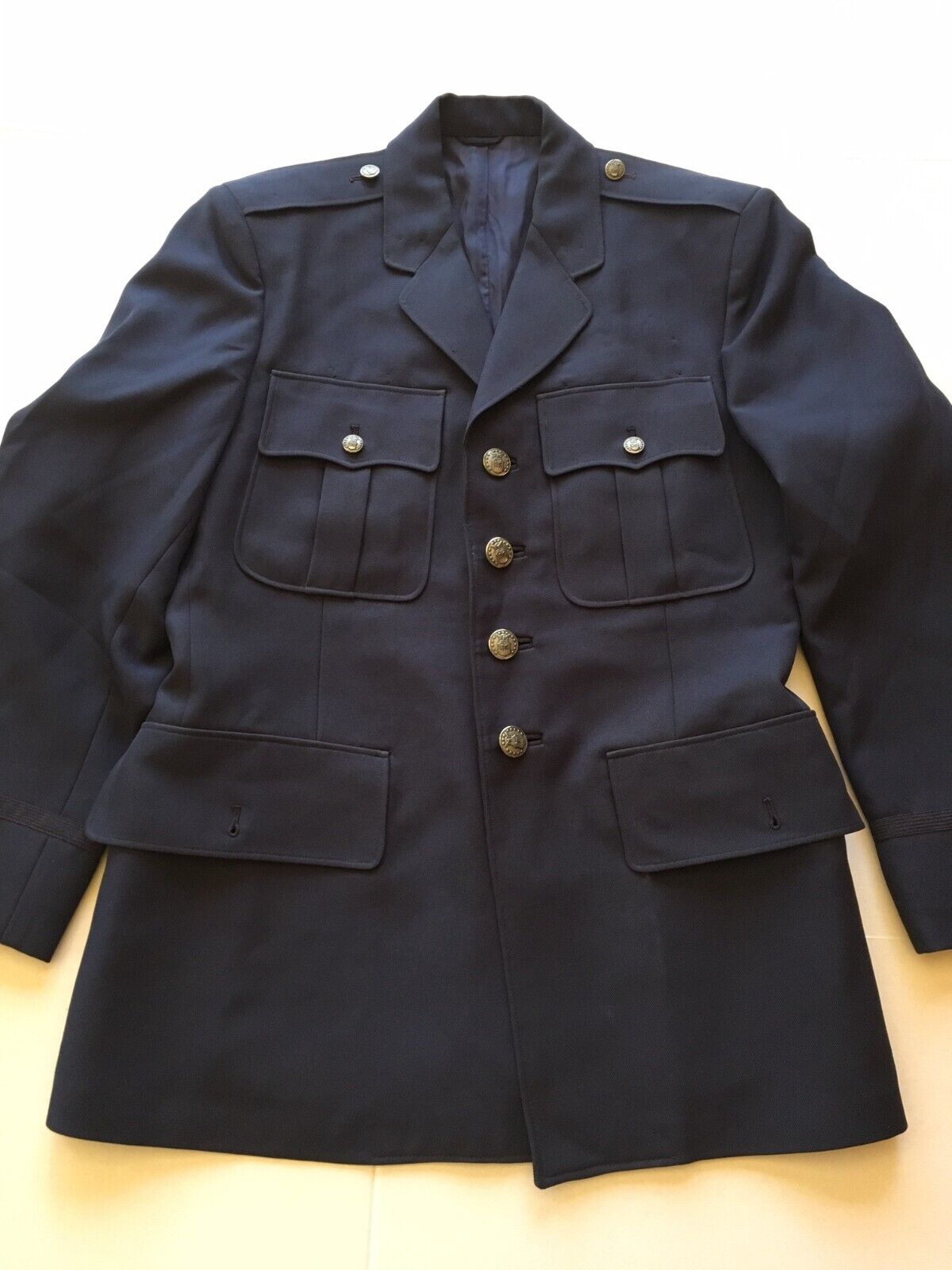USAF Air Force Blue Service Dress Coat Jacket Men's Size 39 - 40 - Vintage VTG