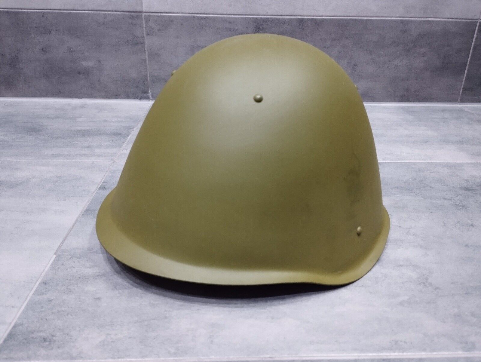 NOS Vintage Original Soviet Russian Army USSR SSh-68 Steel Soviet Helmet Size 2