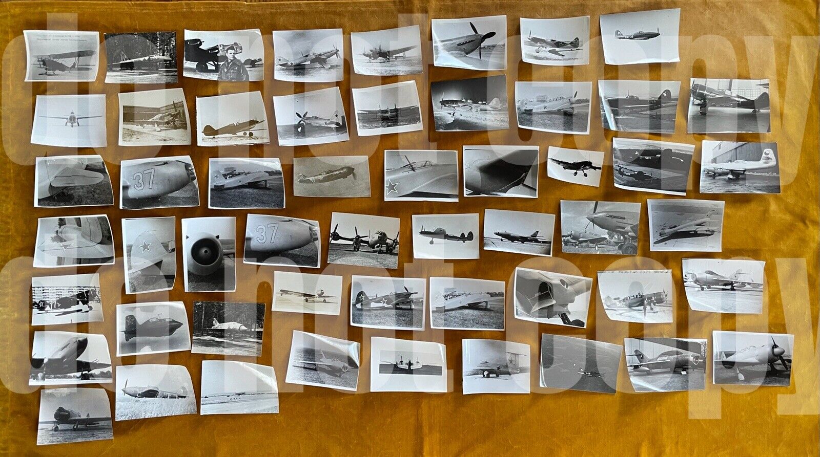 Lot (54) Original Vintage Military Aviation Airplane Photos/Pictures WWII 3 X 5