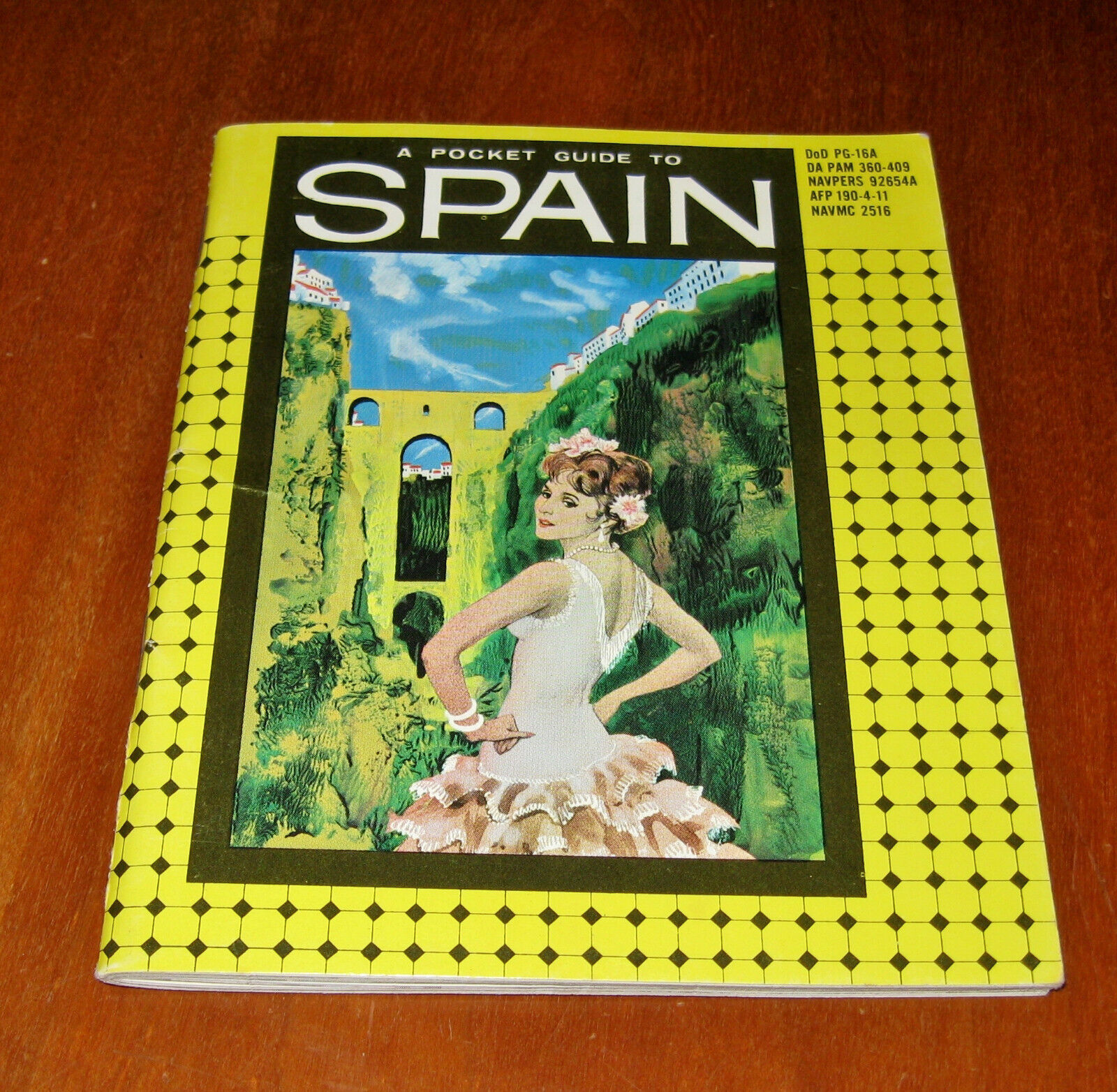 Vintage US Military Guide to Spain US Dept of Defense Armed Forces Education