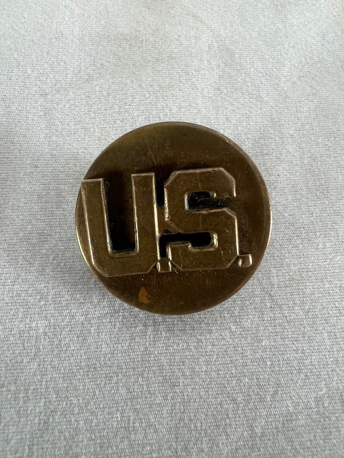WW2 US Collar Disc screw back