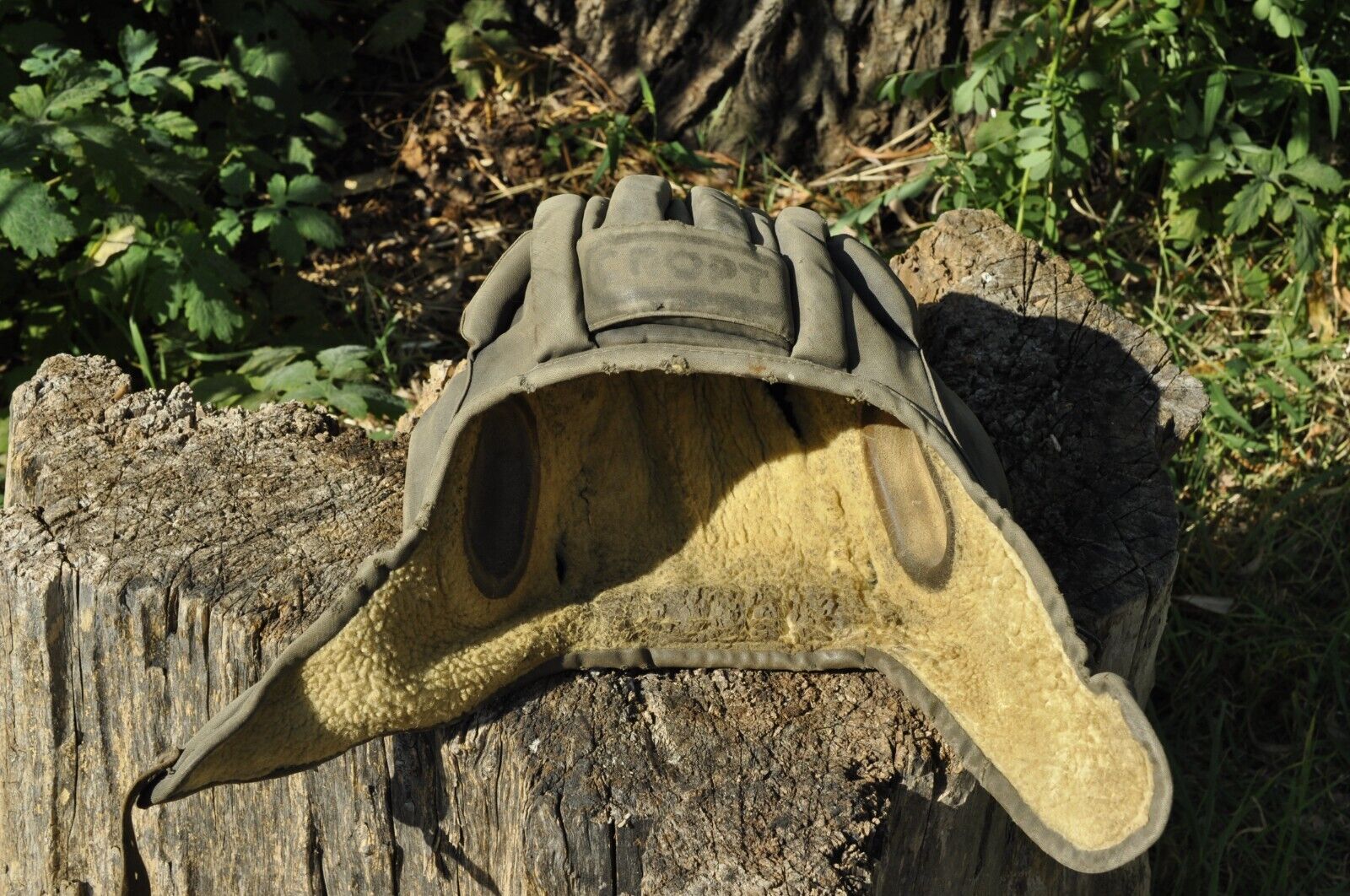 Ukraine 2023 Original Cap Helmet Vintage Soviet Union Tankman Tank