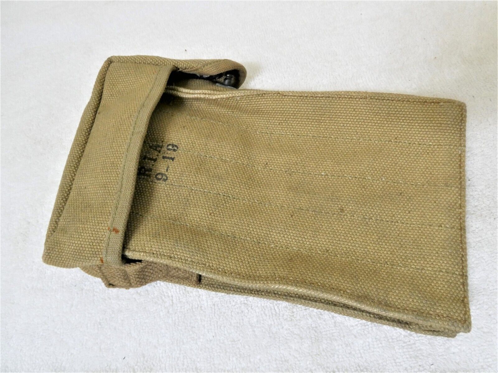 1919 WW1 US Military Rock Island Arsenal Peterson Device Canvas Pouch