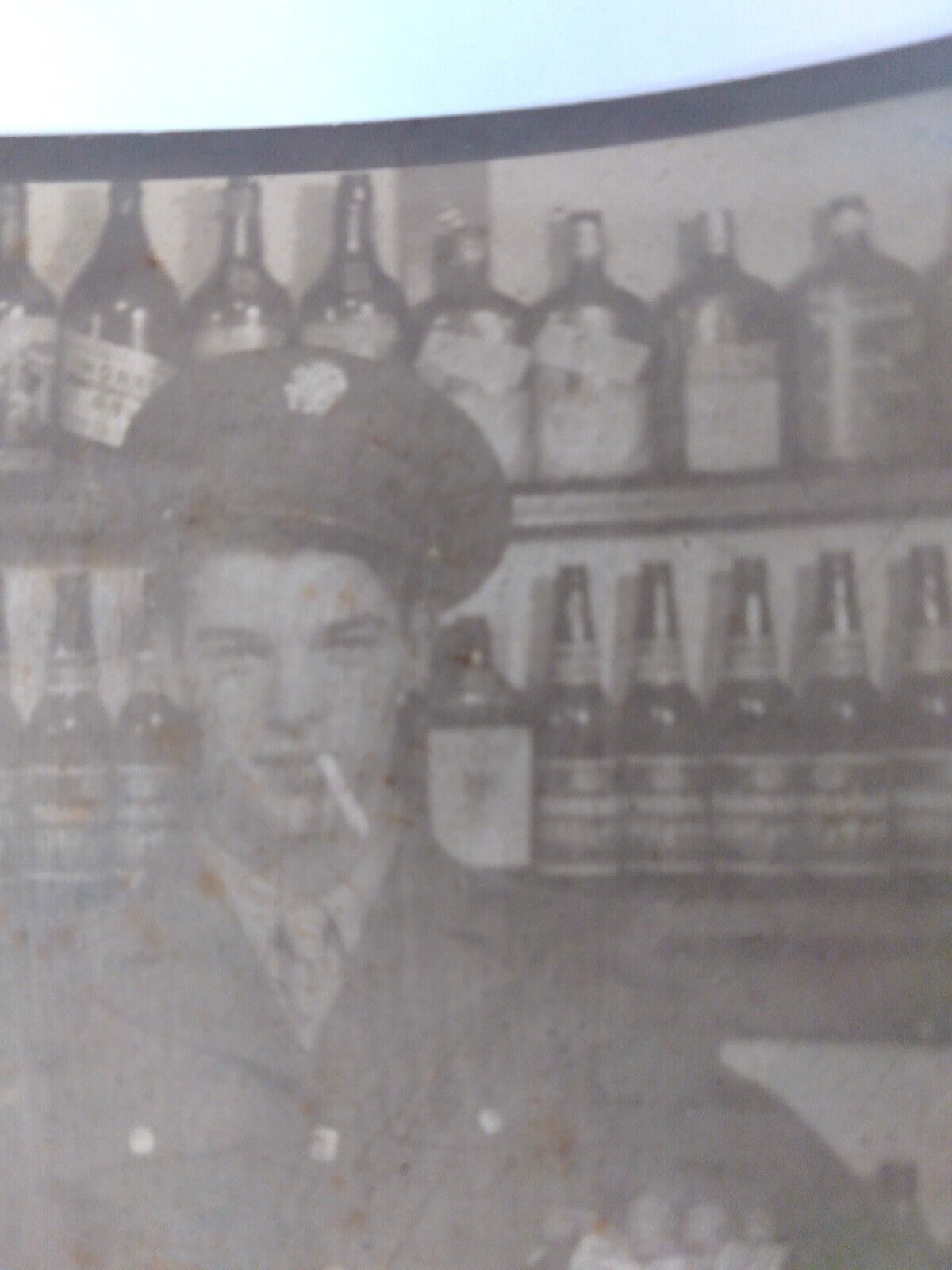 WW2 Photo Soldier GI Smoking Alcohol Vintage Military Lot of 2