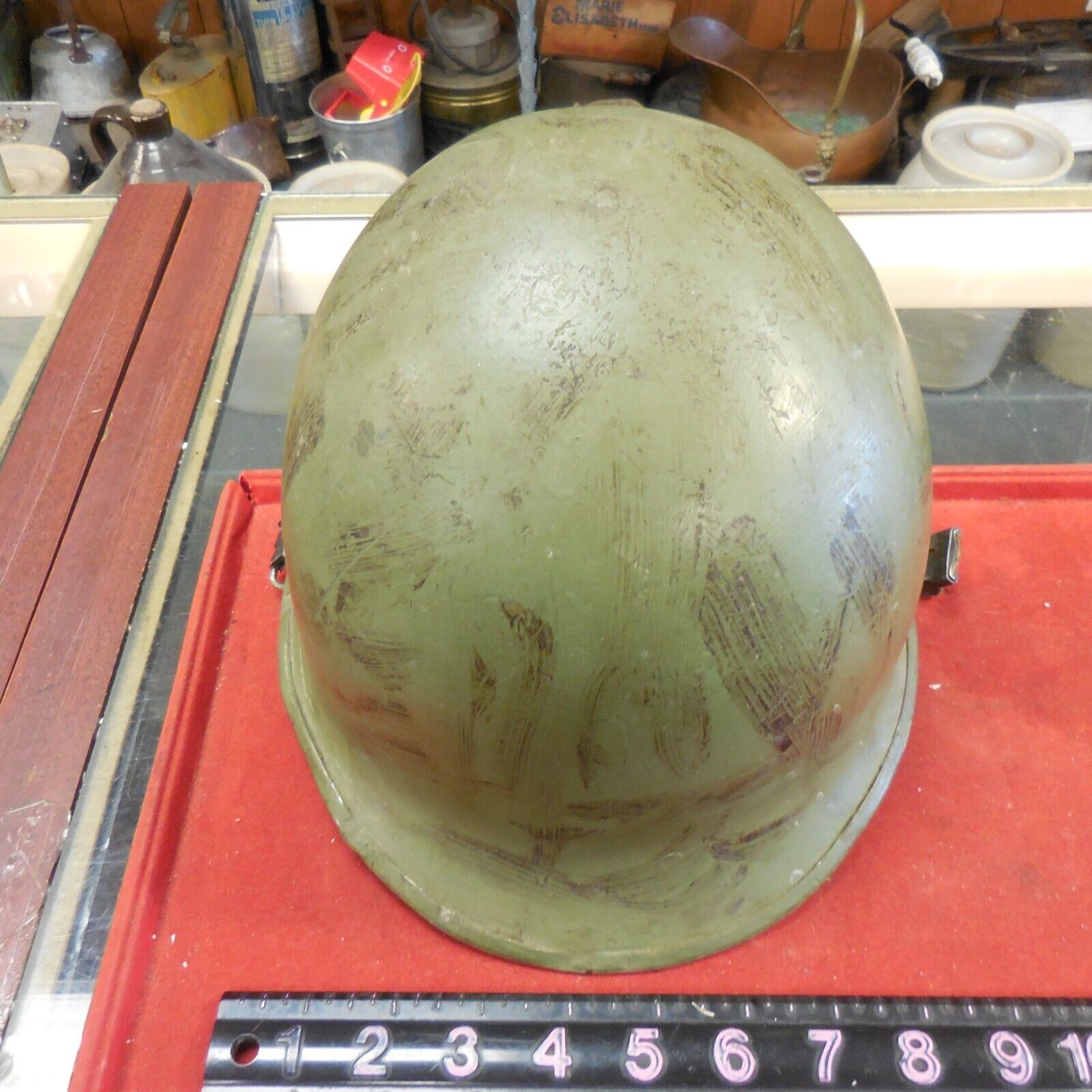 Vintage  Military Helmet --NO LINER
