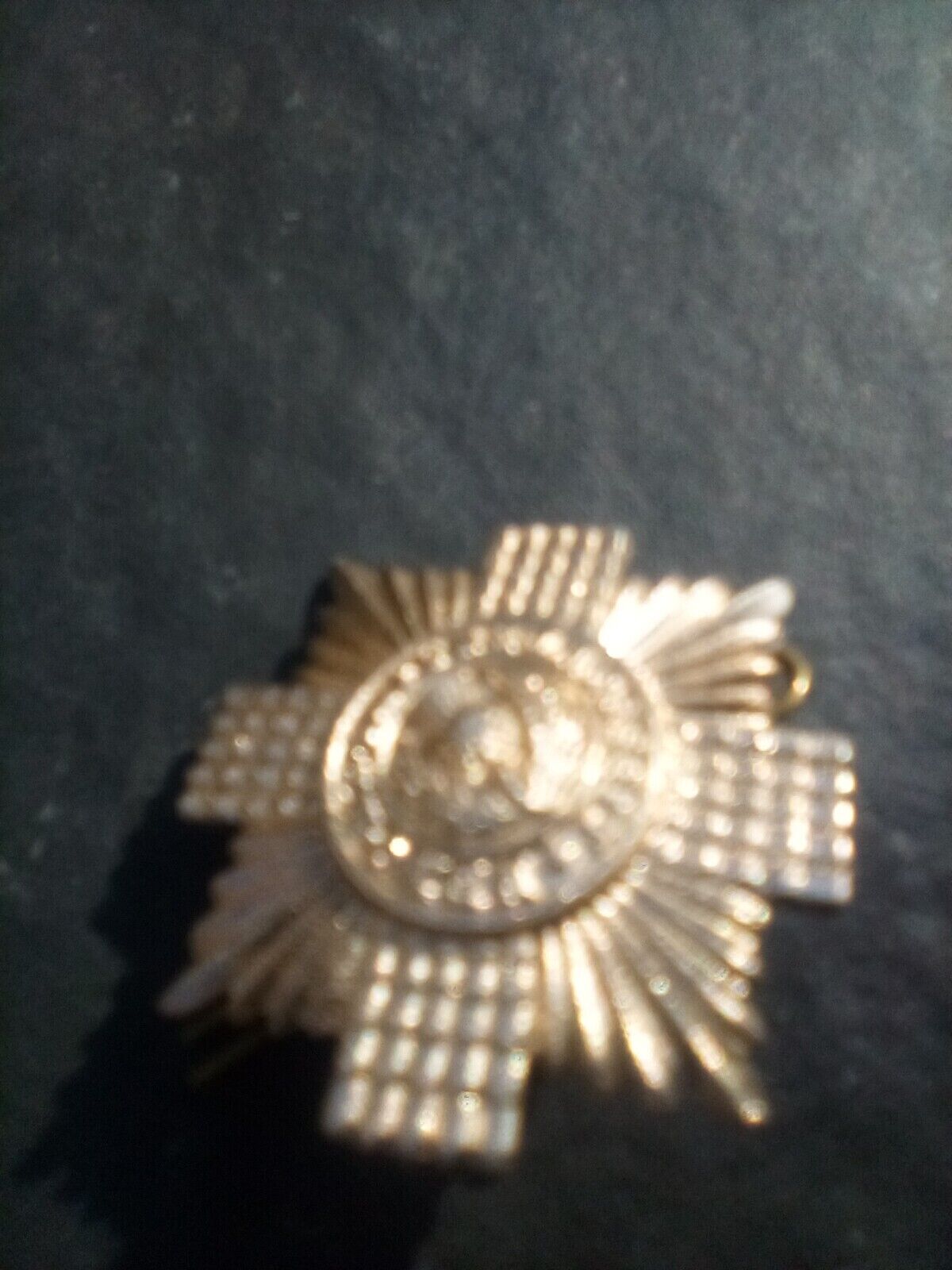 Staybright Scots Guards Regiment Scottish Anodised Cap Badge