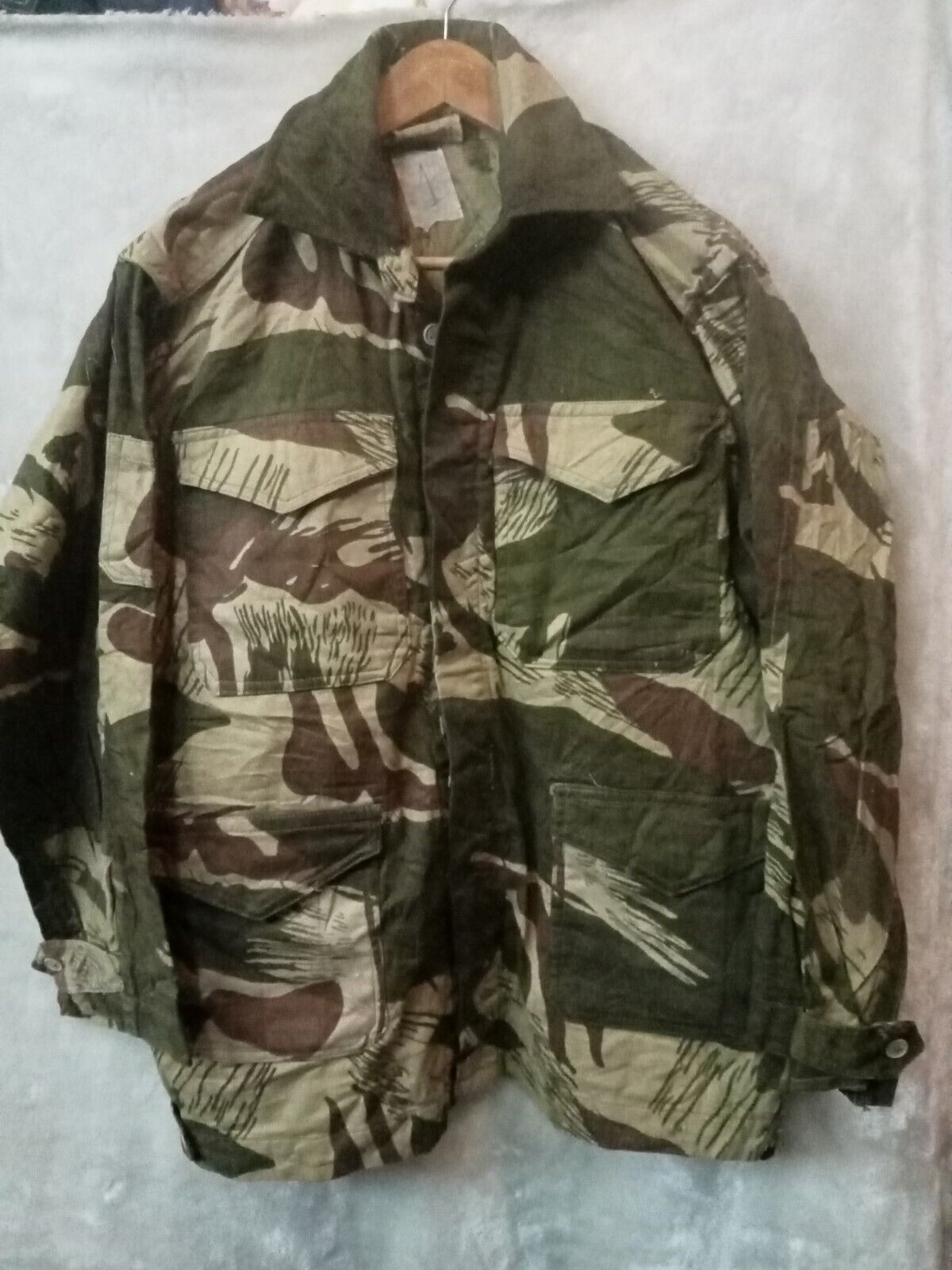 Rare  Pakistani Brush Camouflage Denison Smock 1970\'s SSG Jump Jacket NOS