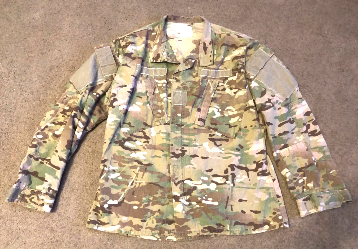 Military Shirt Medium Regular ACU Multicam US Army Unisex Fire Resistant Camo683