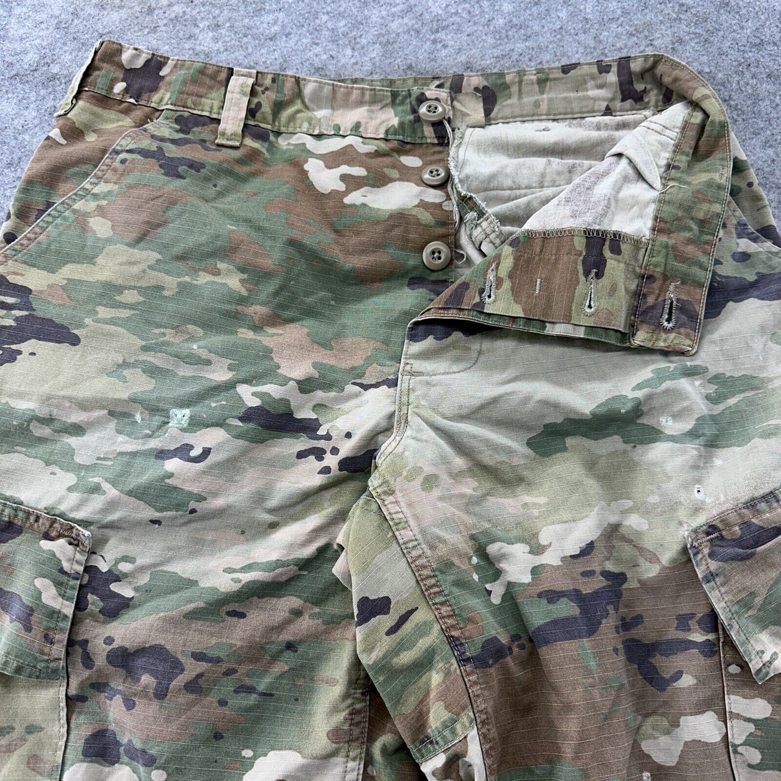 US ARMY Pants Medium Regular OCP Camo Cargo Pocket BDU USGI Combat Uniform