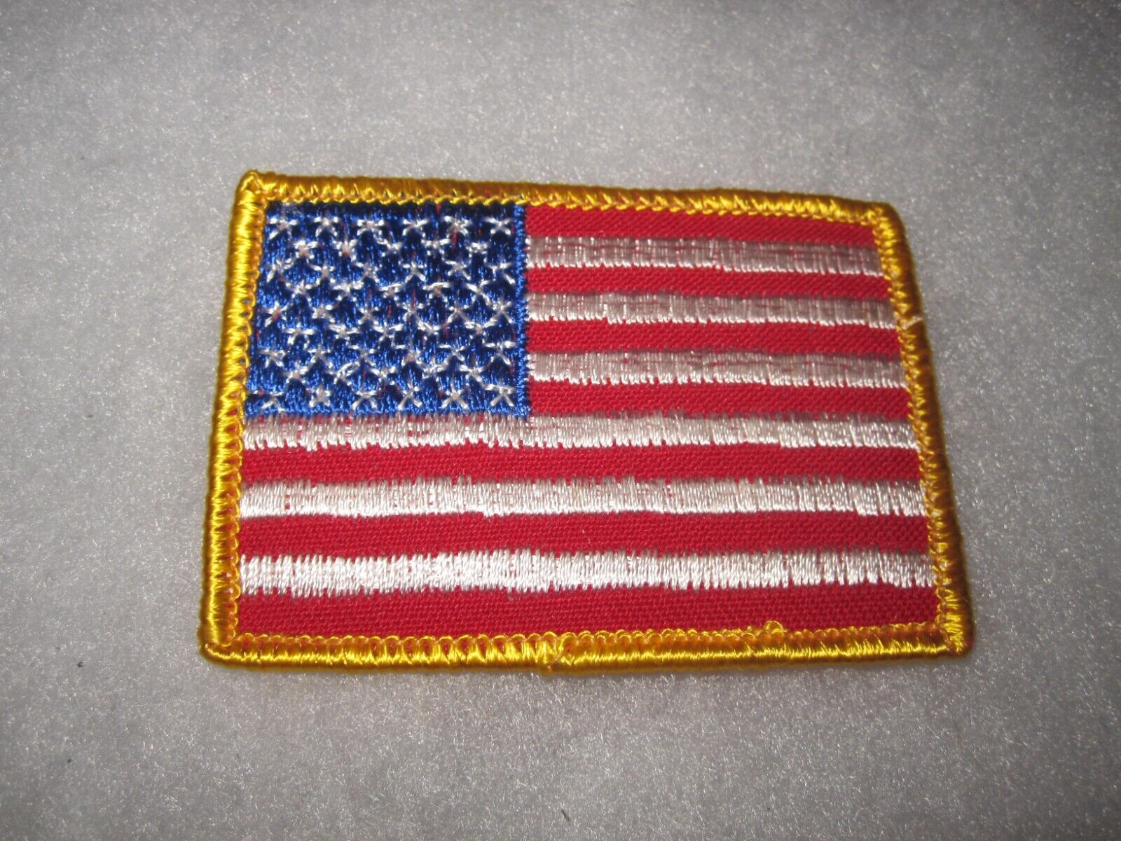 Vintage Military Gold Tactical US Flag Patch AF-1