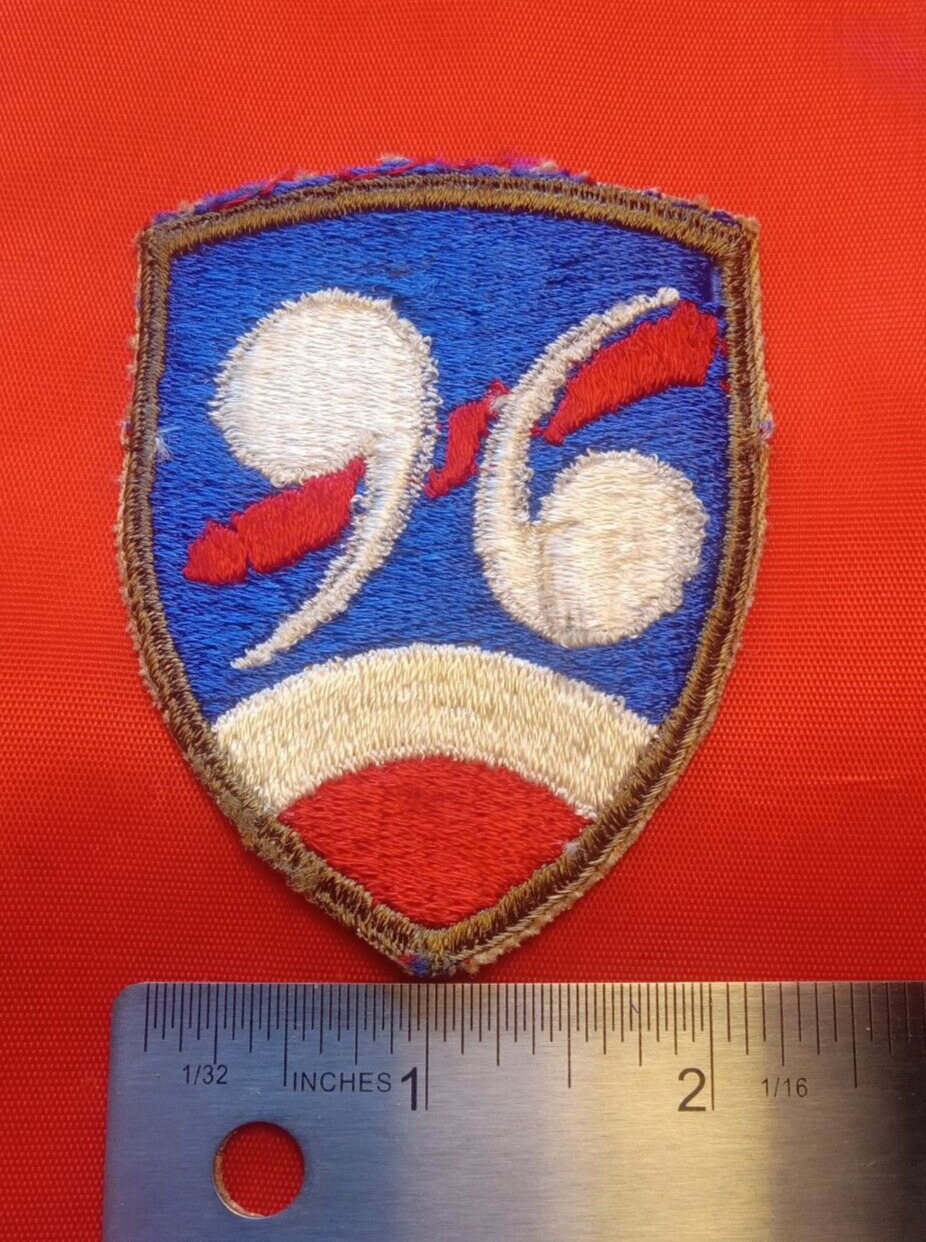 US Army Authentic WW2 96th Chemical Mortar Battalion Military Patch