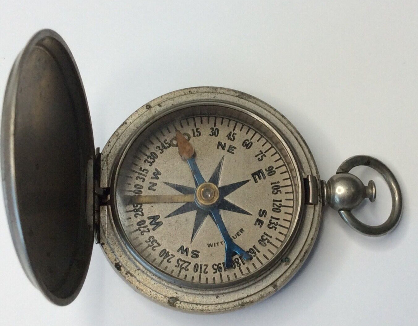 Nice Vintage WW2 WITTNAUER US Army Military Pocket Compass