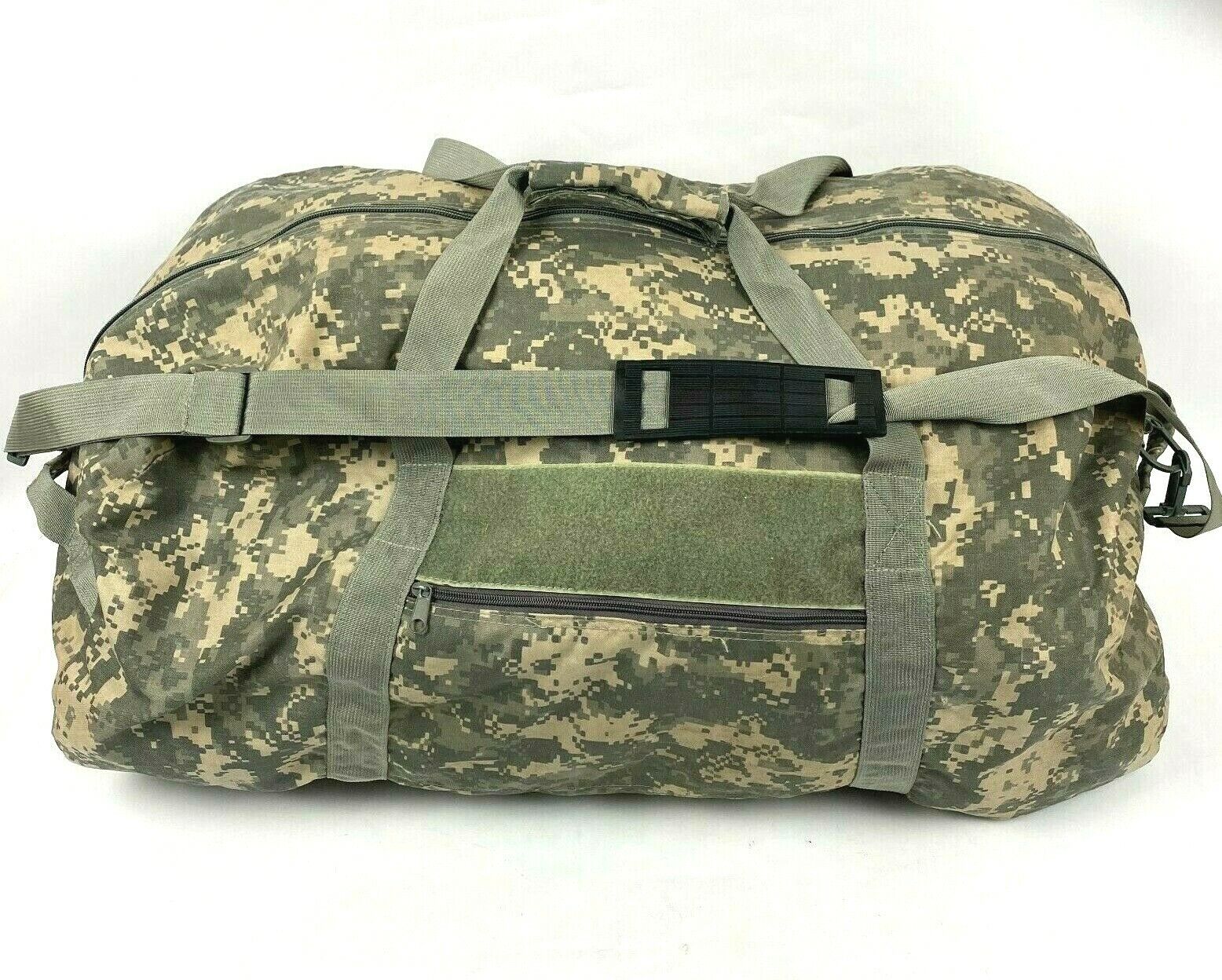 Military C Company Calvary 2-12 Irag ACU Digital Parachute Cargo Duffle Bag