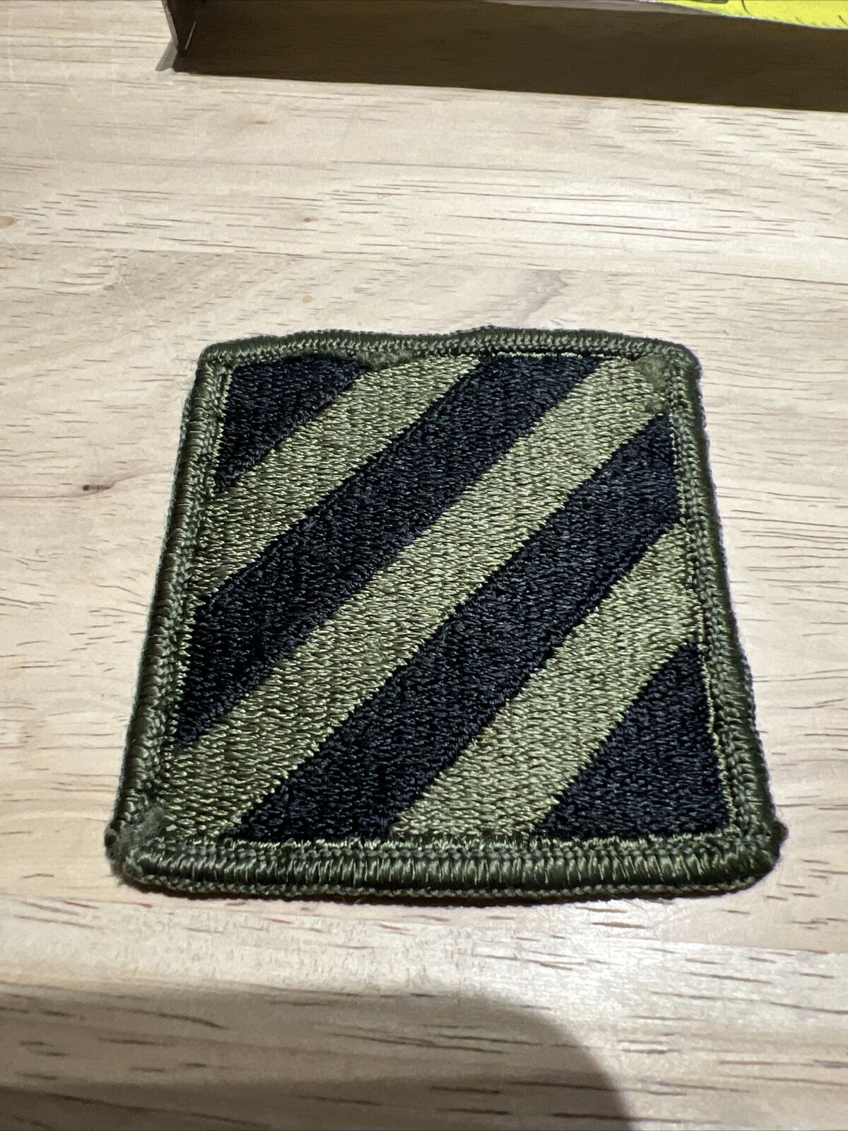 Vintage United States Army Subdued 3rd Infantry Division Patch