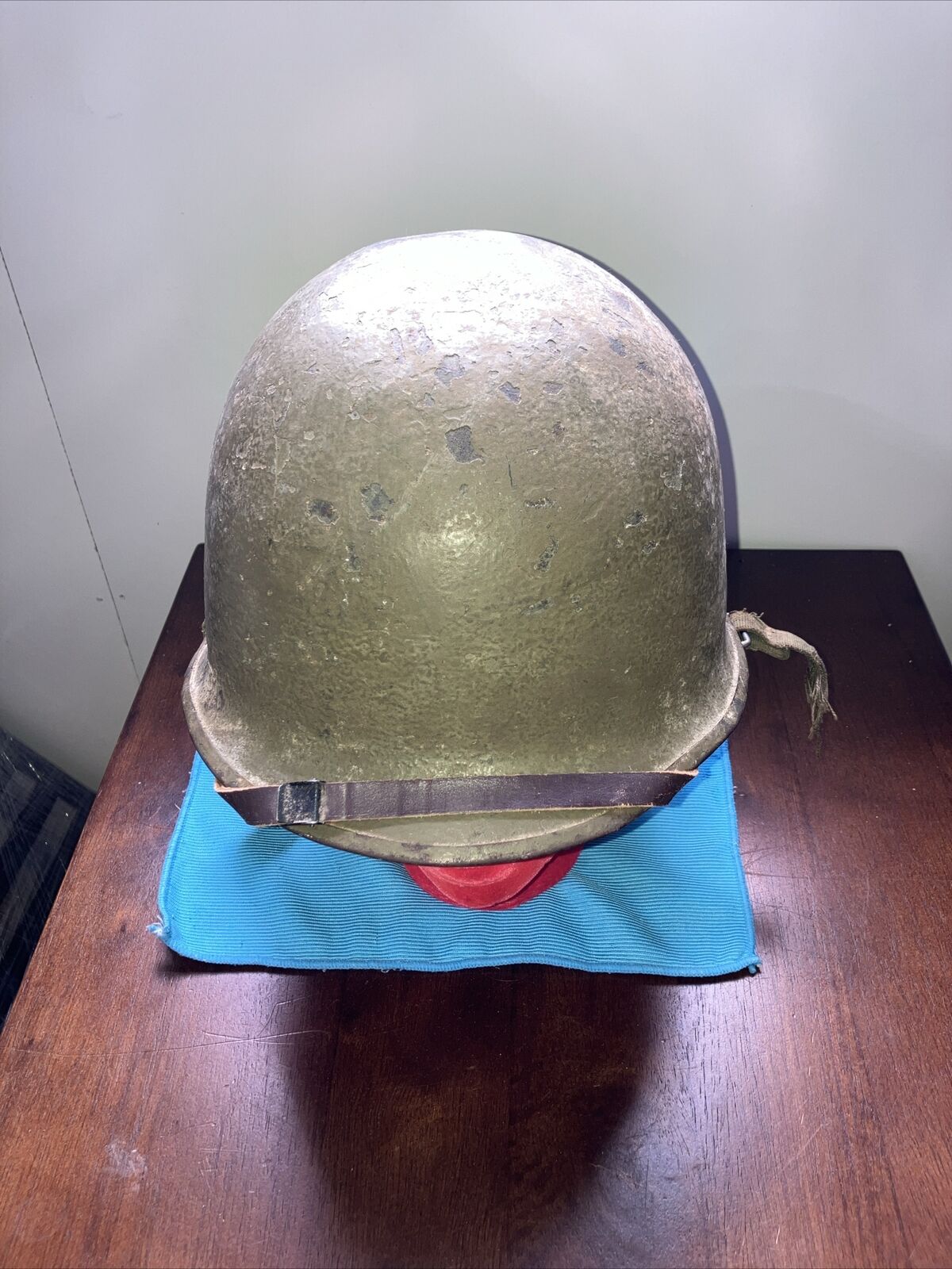 Original US Ml Helmet Military Rear Seam Swivel Bale With Liner See All Pictures