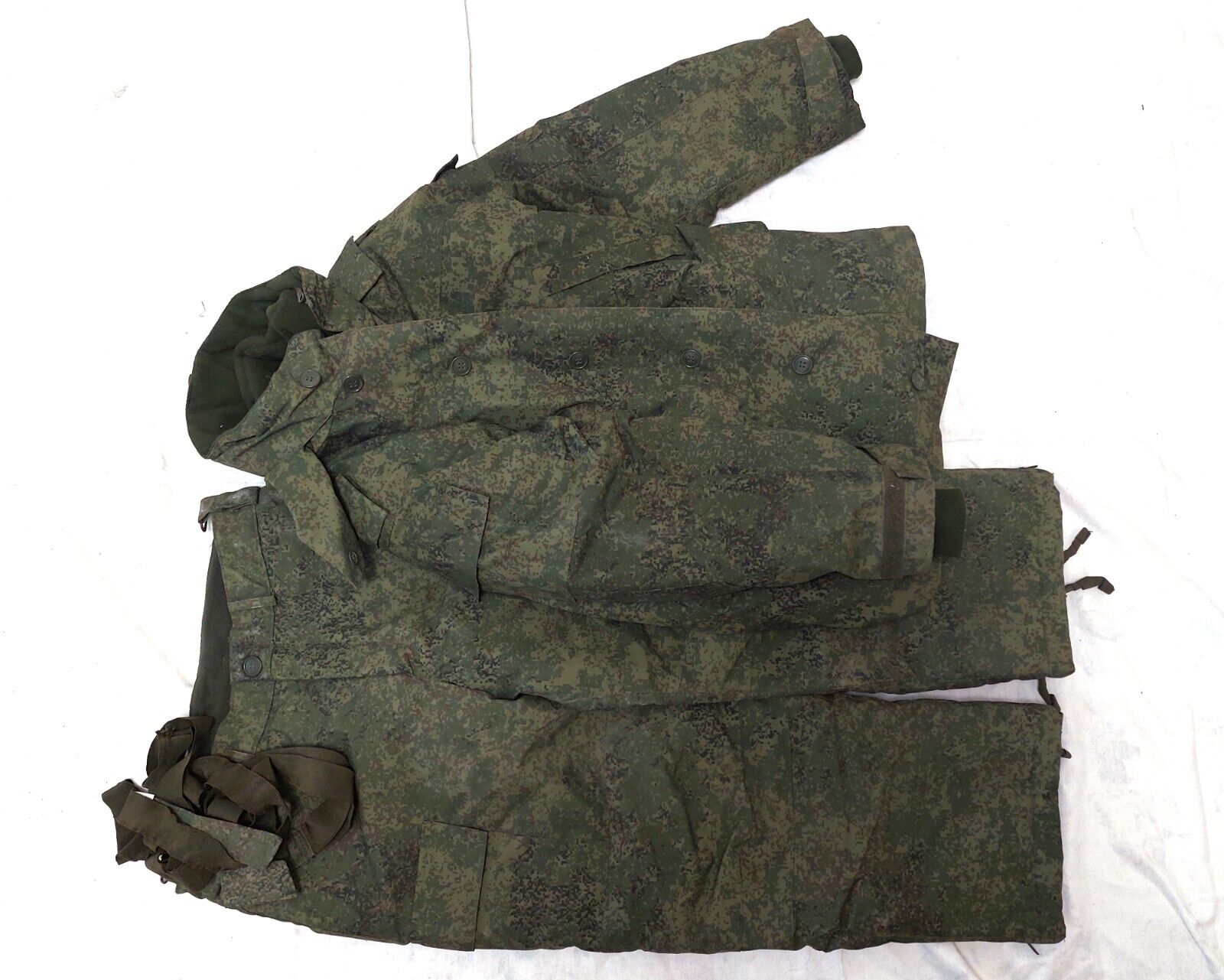 Winter set Jacket Pants БТК camouflage uniform original Ukraine Memorabilia