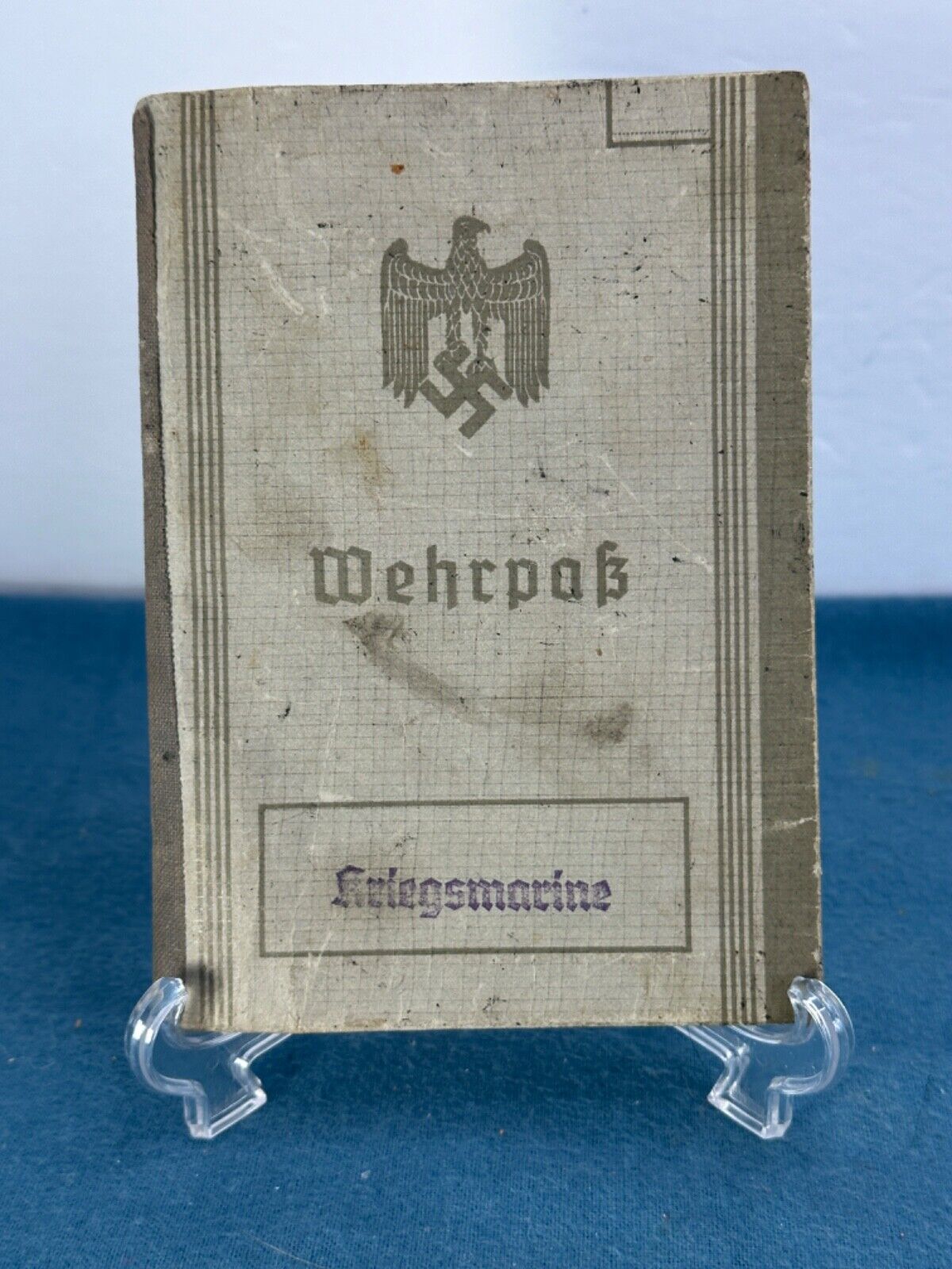 German WW2 Wehrpass + 2 Documents -  1943