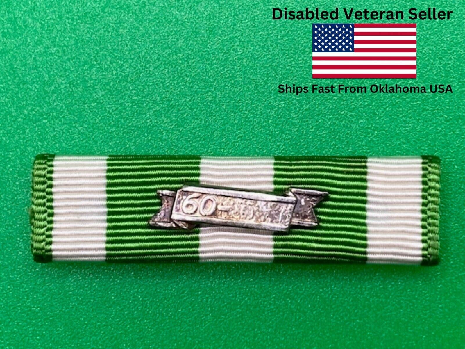 Republic of Vietnam Campaign Medal Ribbon with 60's Date Bar
