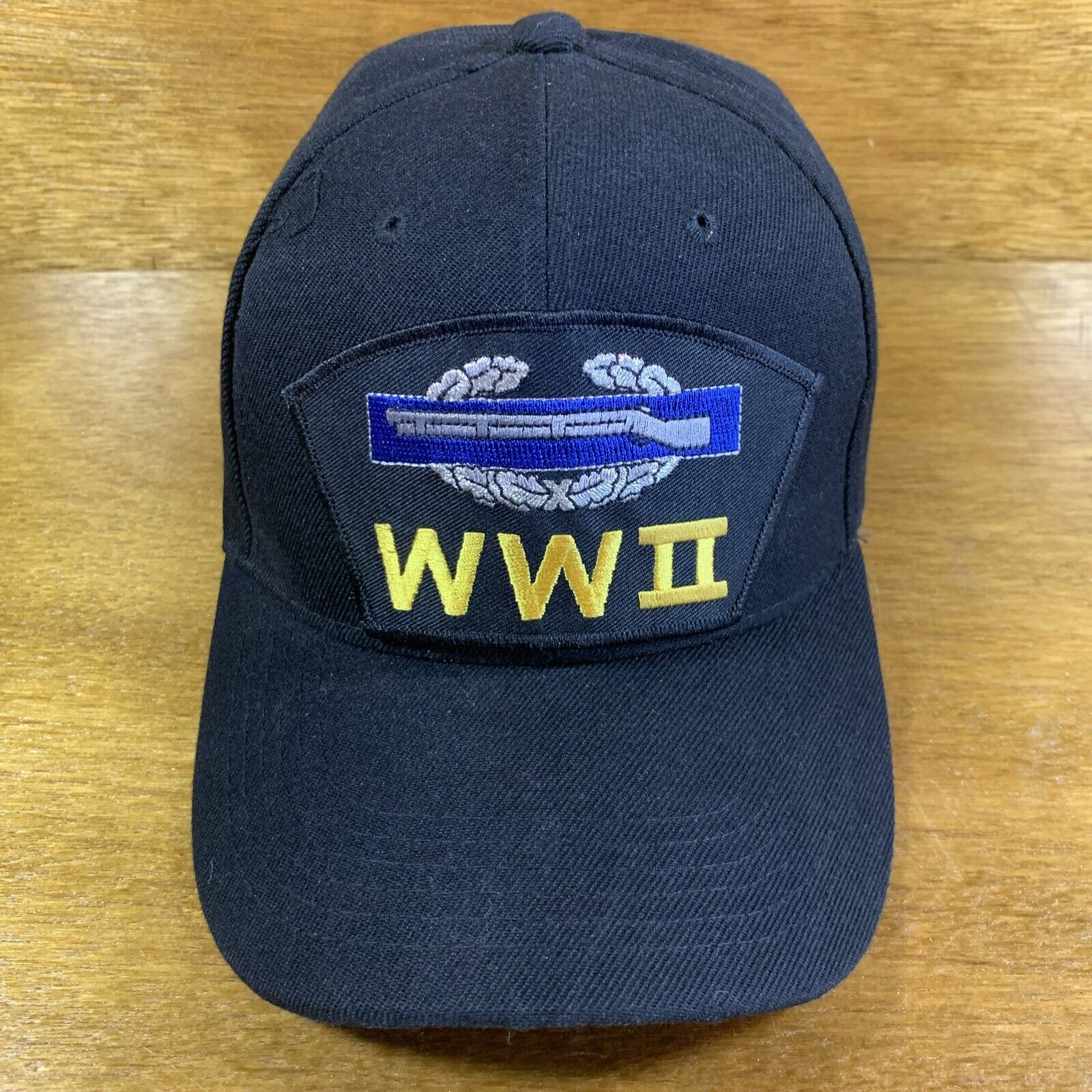 WWII Hat Gun Black Cap Hat H38