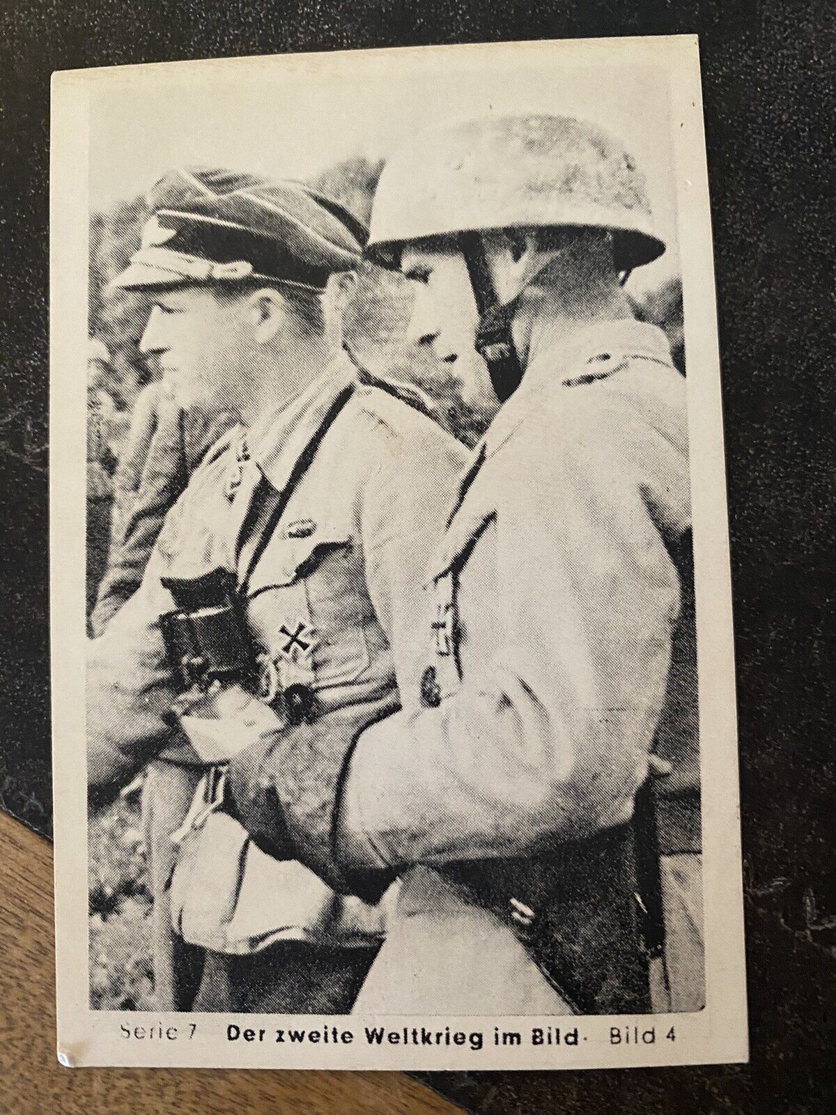 Original WW2 German Collector’s Card Major Witzig The Second World War