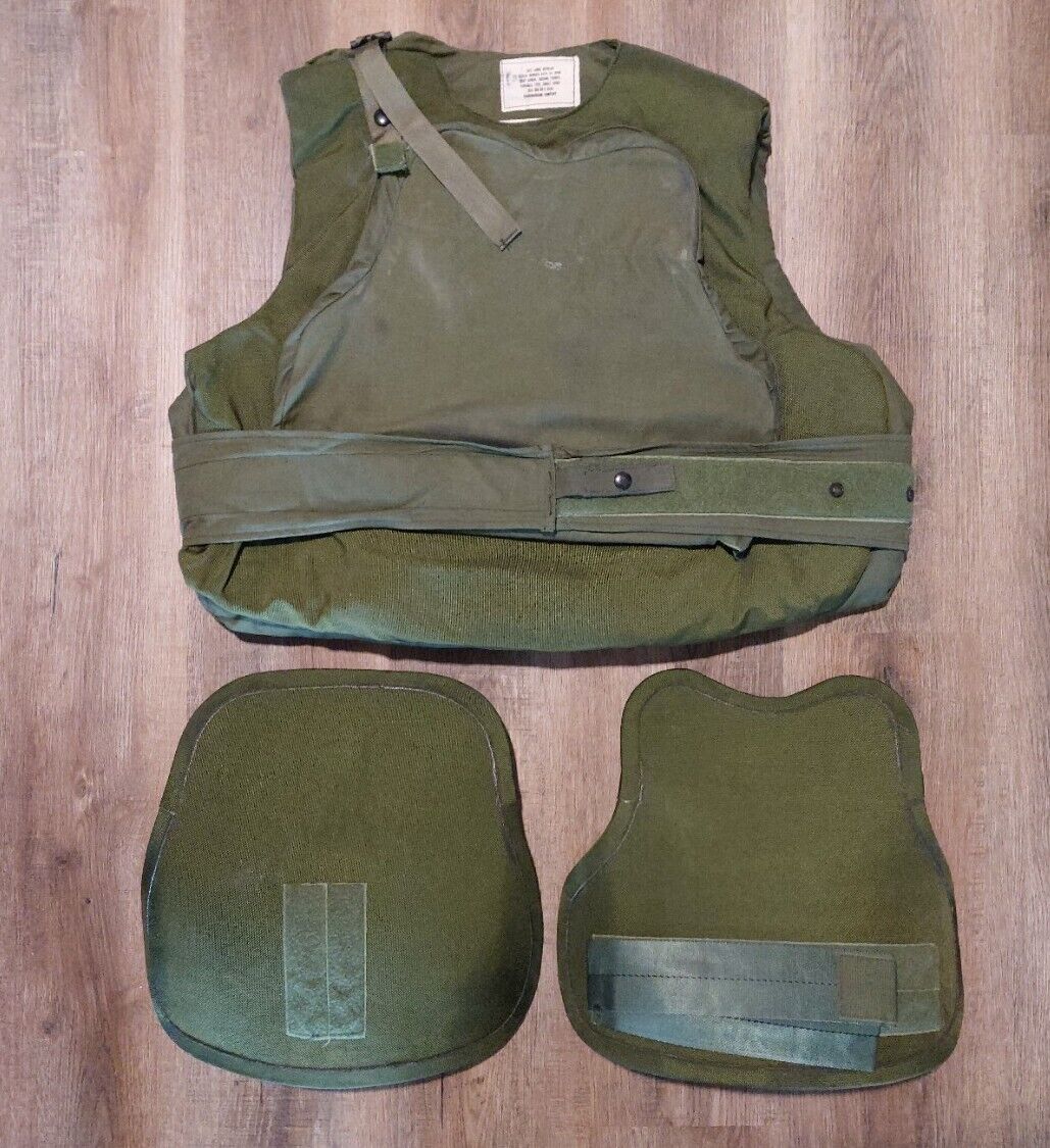 Variable Body Armor VBA Vietnam War Chicken Plate Vest W/ Plates Large Regular