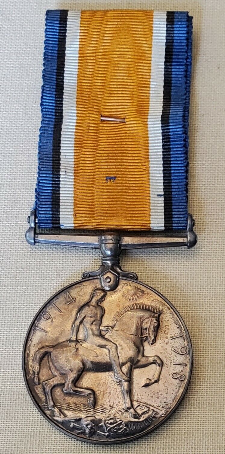 WWI British War Medal -- 1914-1918 -- Named:  2nd Lieutenant Bryson 