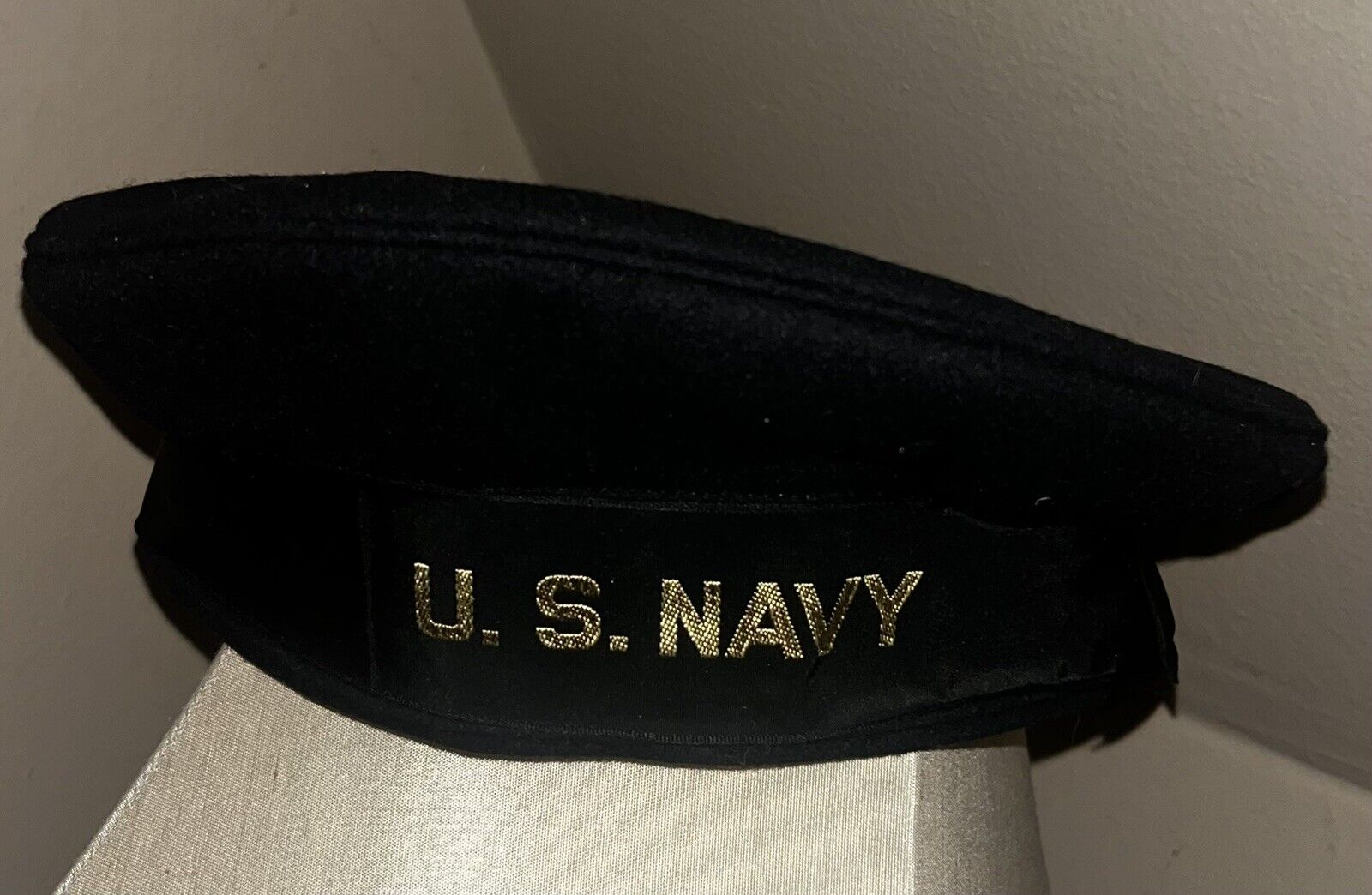 WWII US Navy Wool Beret Hat Sailor Cap