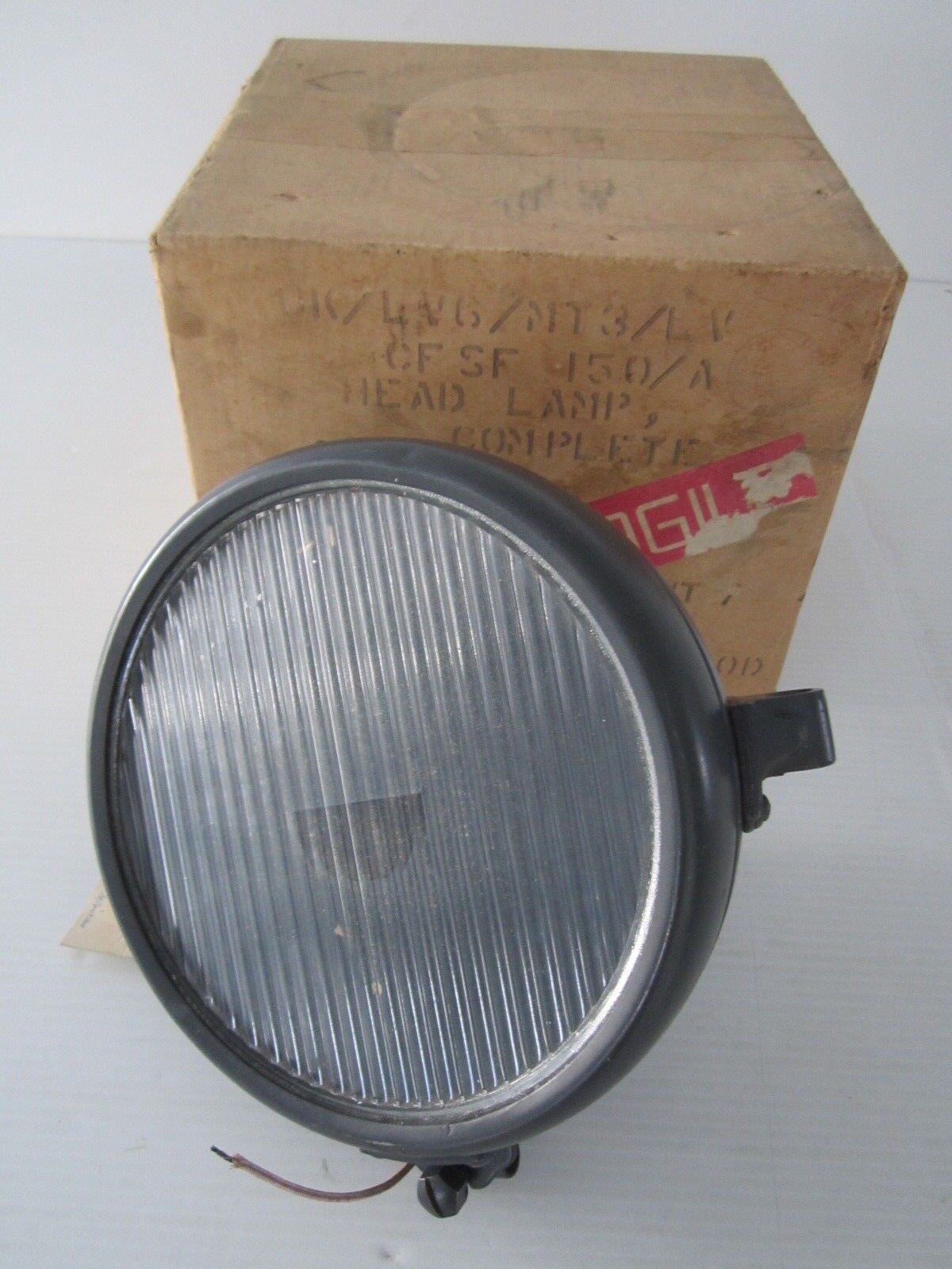  NOS Lucas C.A.V British Made Military Army Vehicle 9\'\' Bullet Head Lamp Light 