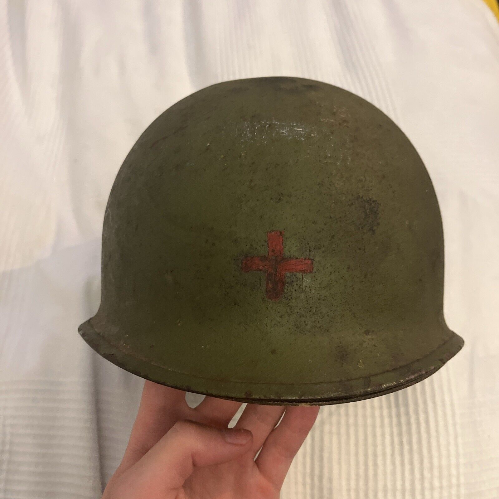 Vietnam War Helmet With Korean War Liner