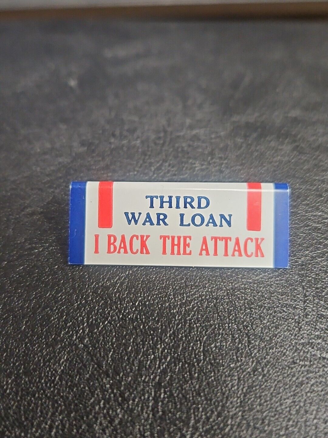 Third War Loan I Back The Attack Pin Whitehead Hoag