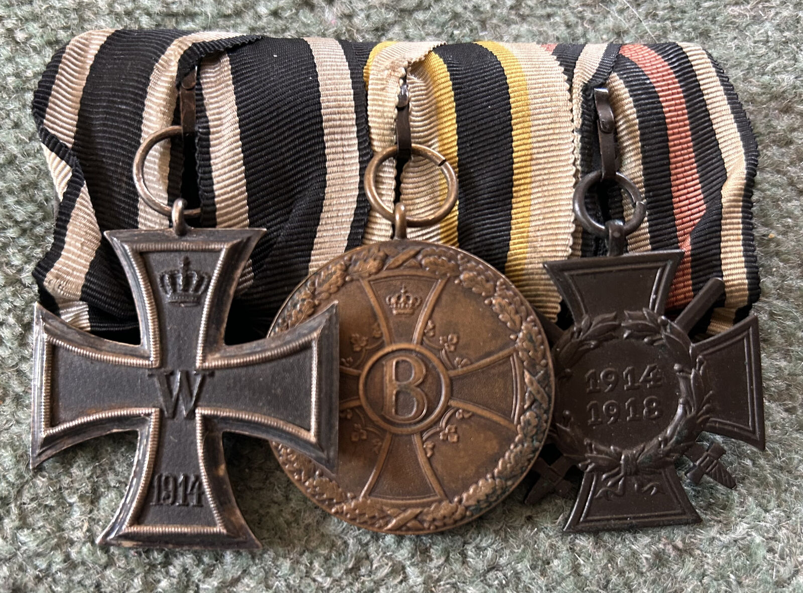German WW1 Saxe-Meiningen Honour Medal for Merit in War Group 100% Genuine RARE