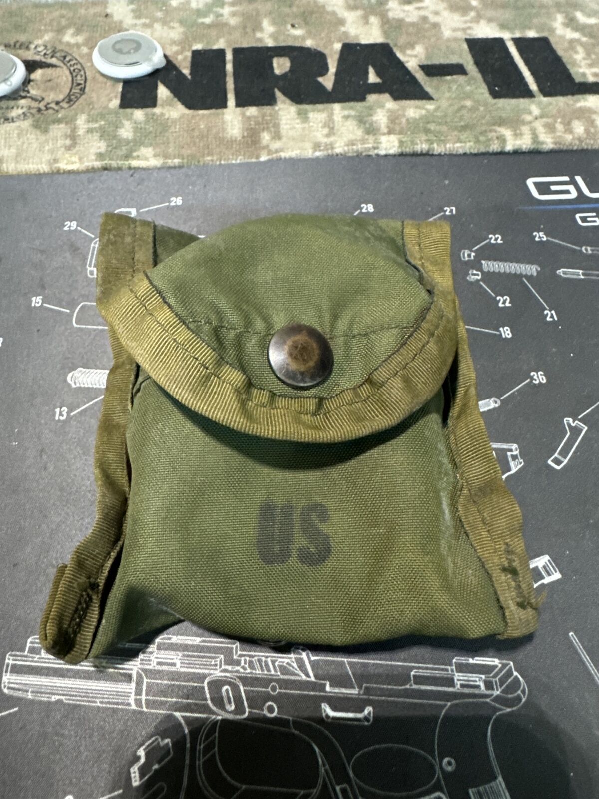 Vintage Us Military Issued Compass