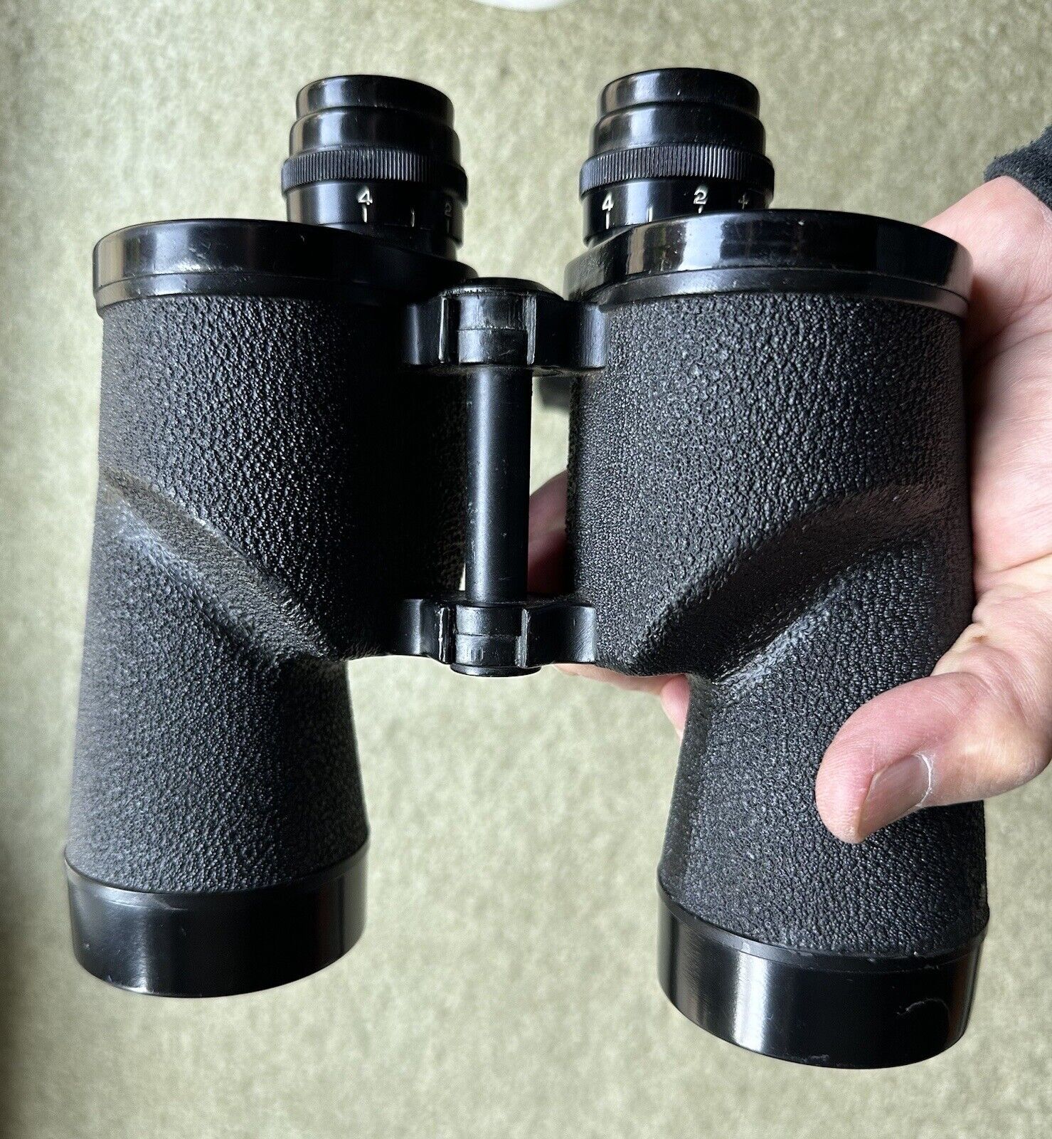 M17 BINOCULARS 7X50 AND CARRY CASE WWII VINTAGE