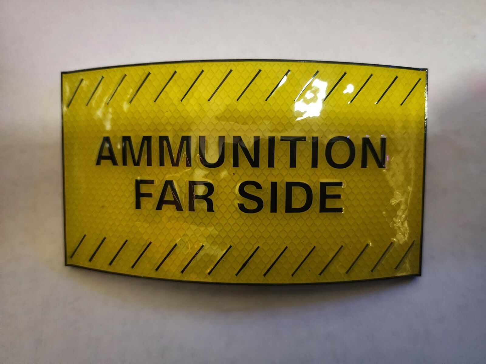 Navy Ammunition Far Side belt buckle USN AVIATION ORDNANCE IYAOYAS 