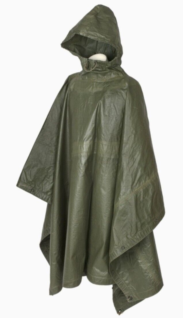 1968 USGI Military Vietnam Era Multi Purpose Rain Poncho/Tent/Sleeping Bag