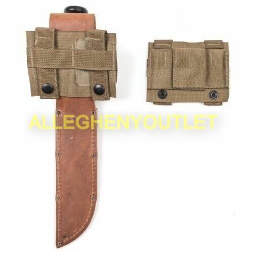 K BAR MOLLE PALS Knife Adapter Coyote USMC USGI US Military Issue NEW