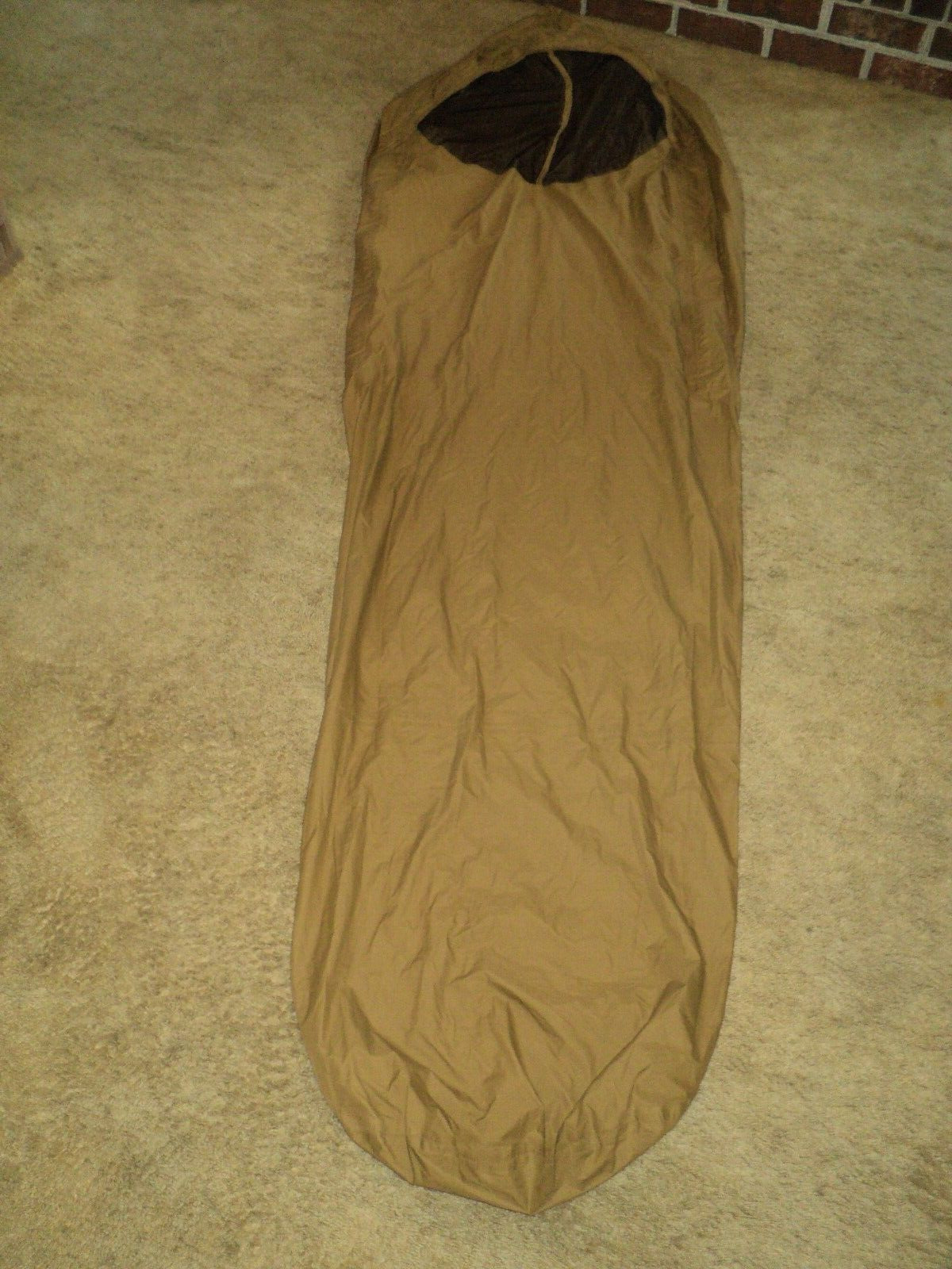 USMC Issue Coyote Improved Bivy Cover 3 Season Sleep System Sleeping Bag Cover O