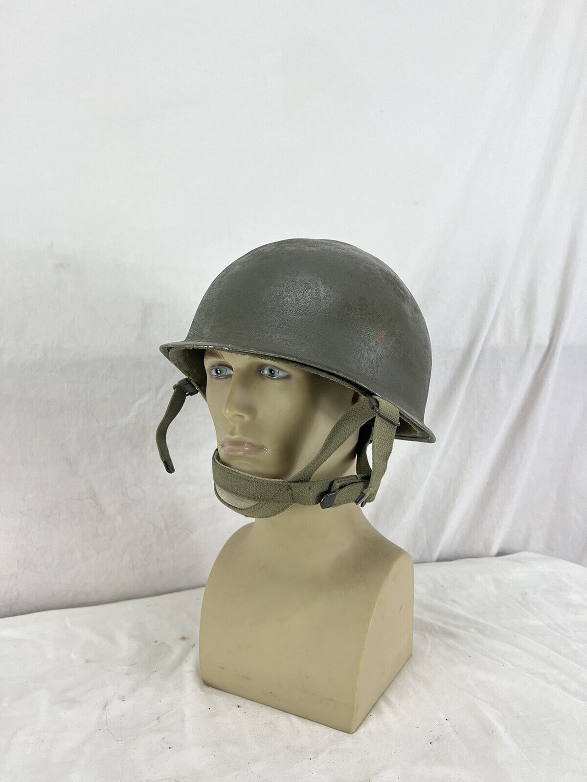 Vintage Israeli Defense Force IDF Kasdah M1 Helmet & Liner 1970 Yom Kippur