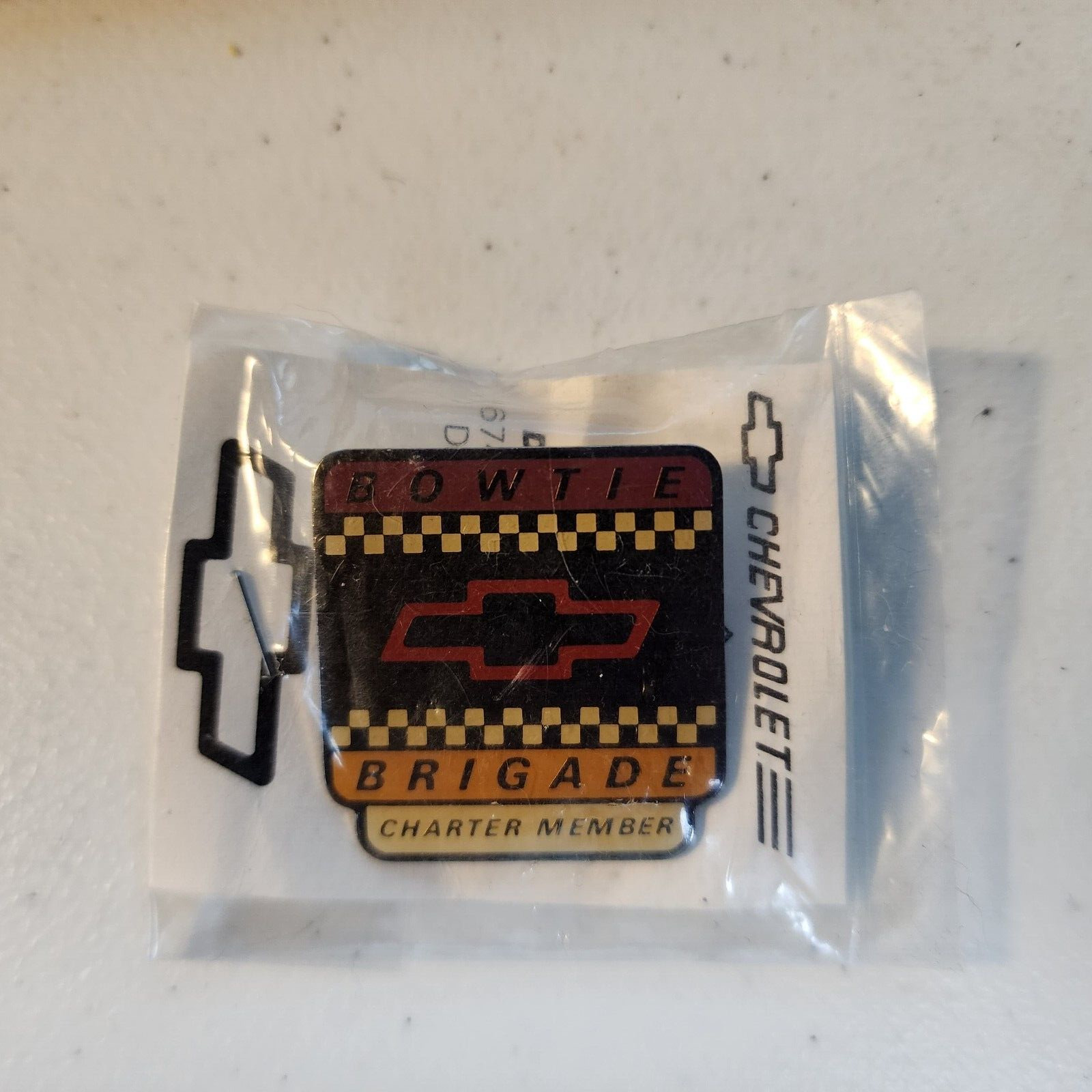 Hat Pin Racing Bowtie Chevrolet Brigade Charter Member Sealed