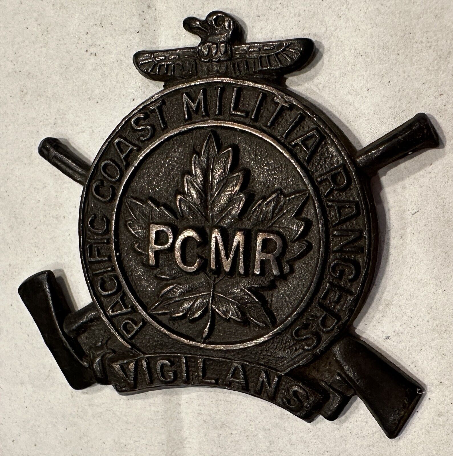 Pacific Coast Militia Rangers Cap Badge