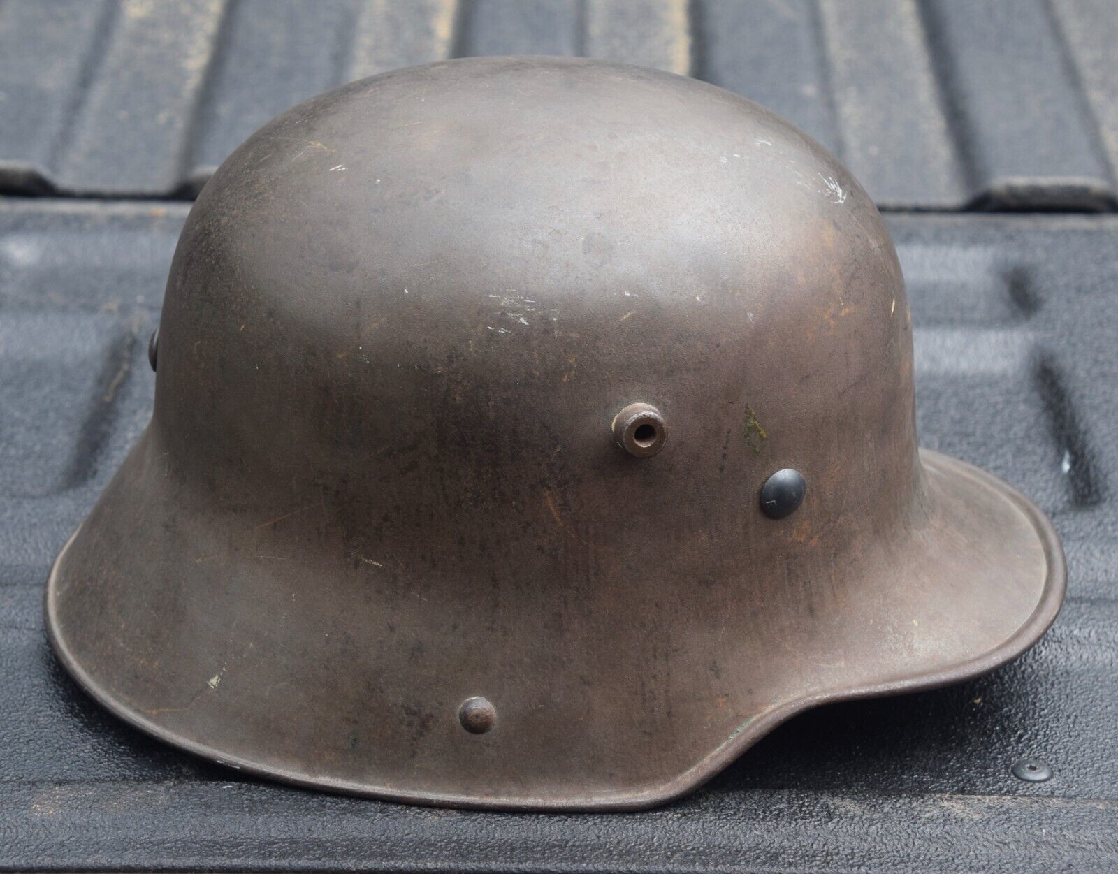 WWI German Helmet with Liner Straps