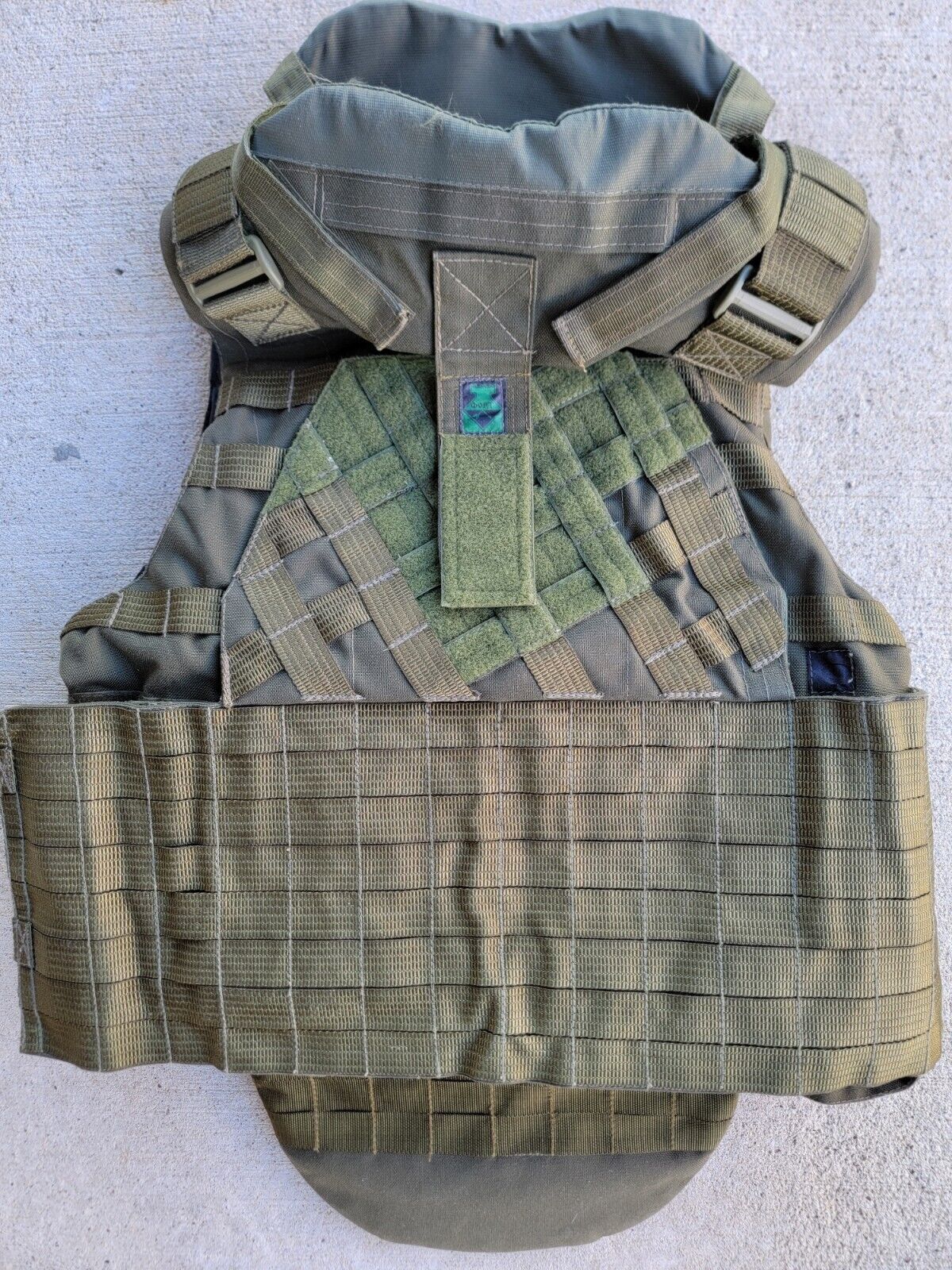 Russian FSB Alfa Alpha Fort Defender Armor Vest Olive W Some Soft Armor Vympel