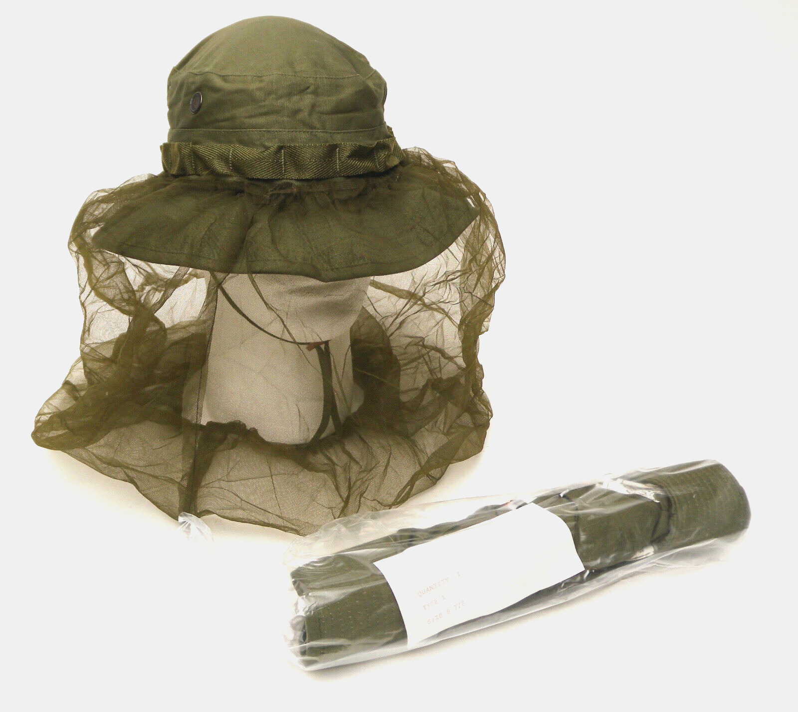 Vietnam Dated USGI Jungle Boonie Hat with Insect Net 