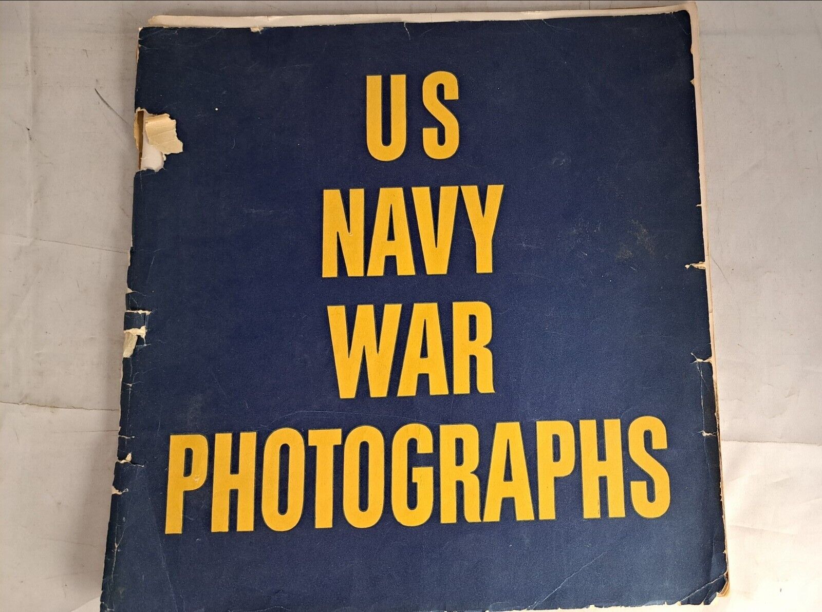 US Navy War Photographs Pearl Harbor to Tokyo Harbor B&W Card Bound 108pp..