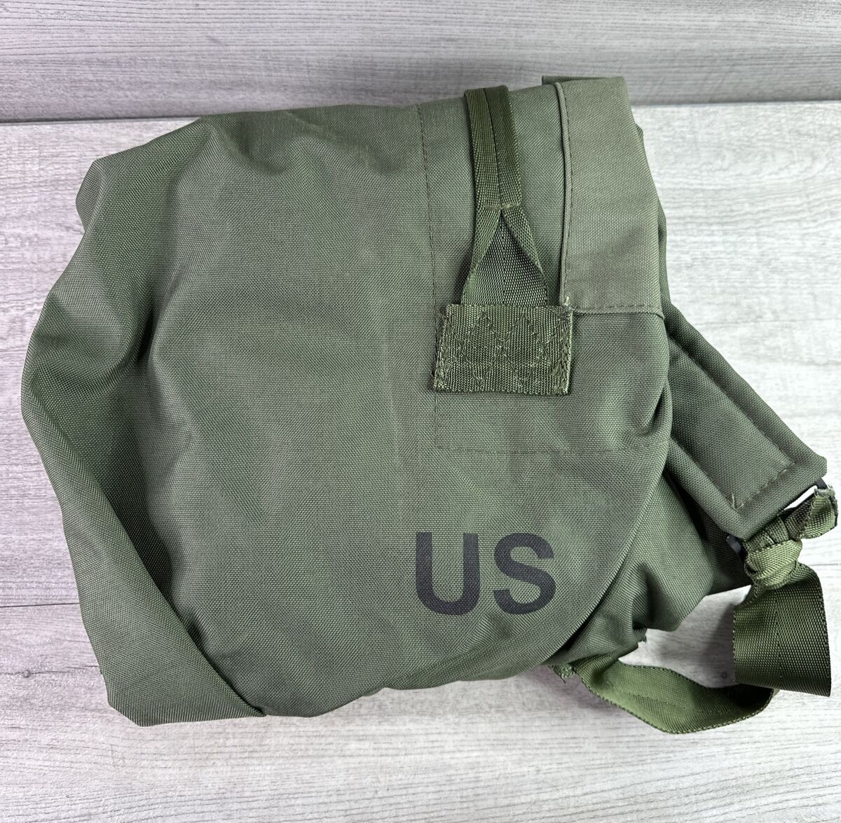 US Military Duffle Bag Green Nylon Sea Bag Carry Straps Army Duffle NEW