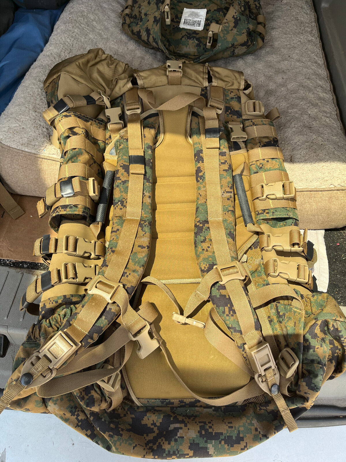 Military Marine APB03  Propper USGI Backpack, Lid, Radio Pouch, Med Waist Belt