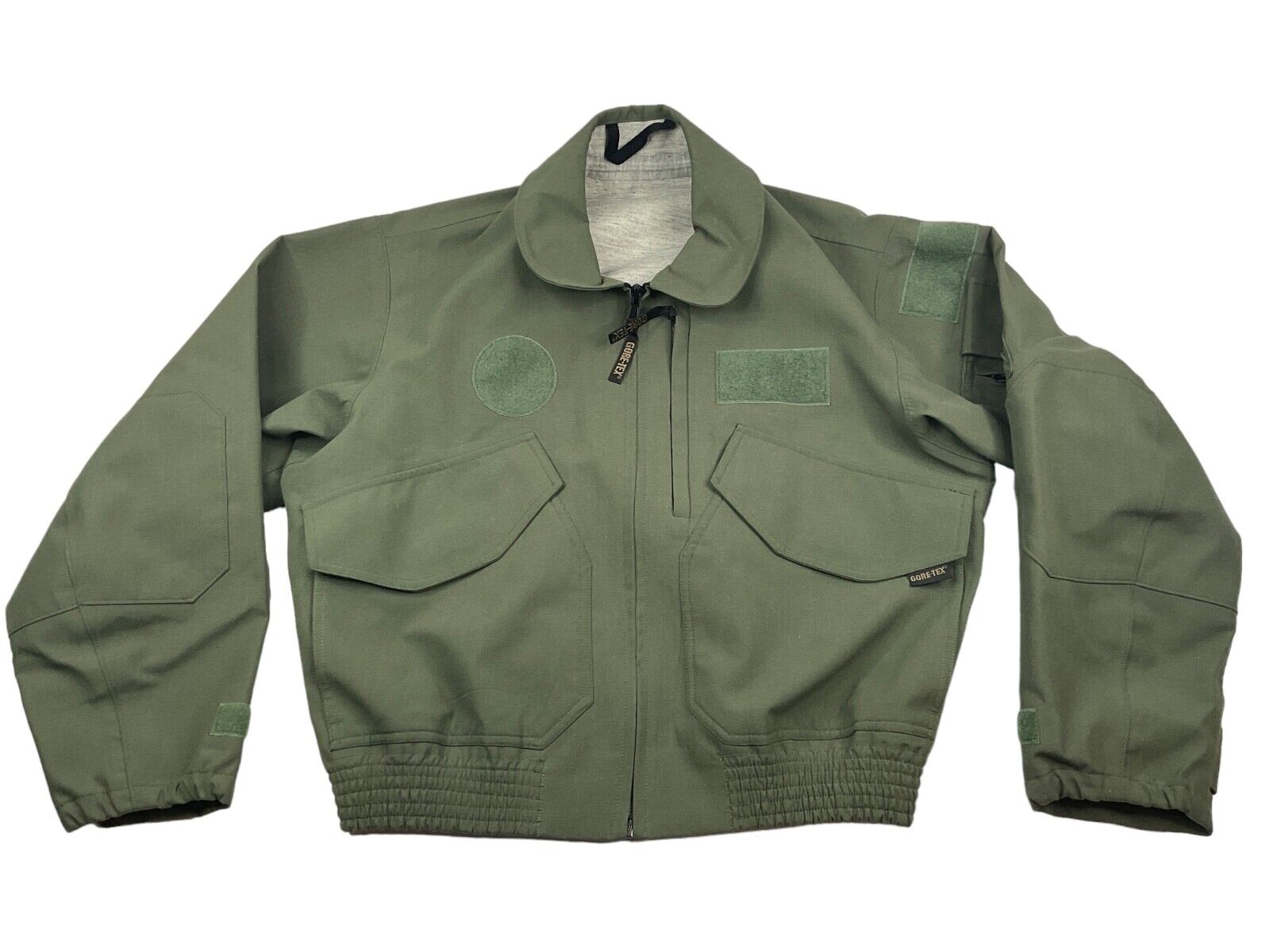 Military Outershell Jacket Medium-Short Breathable GoreTex Waterproof Sage Green